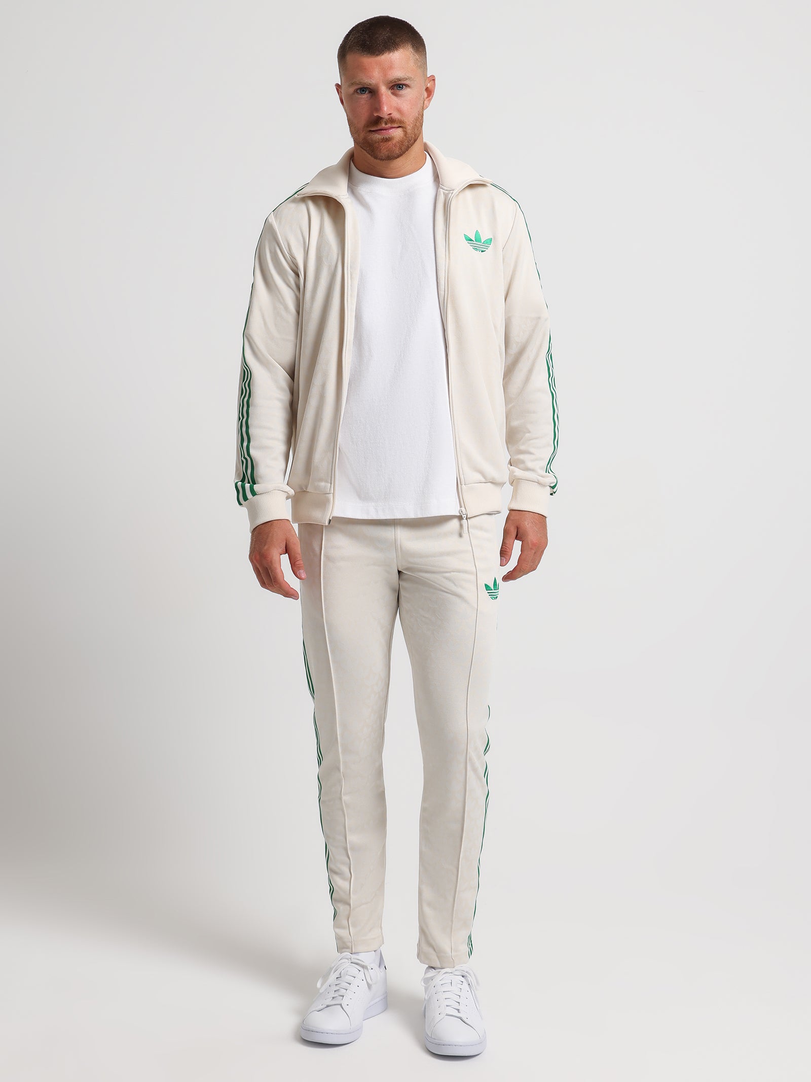 Poly Trackpants in White