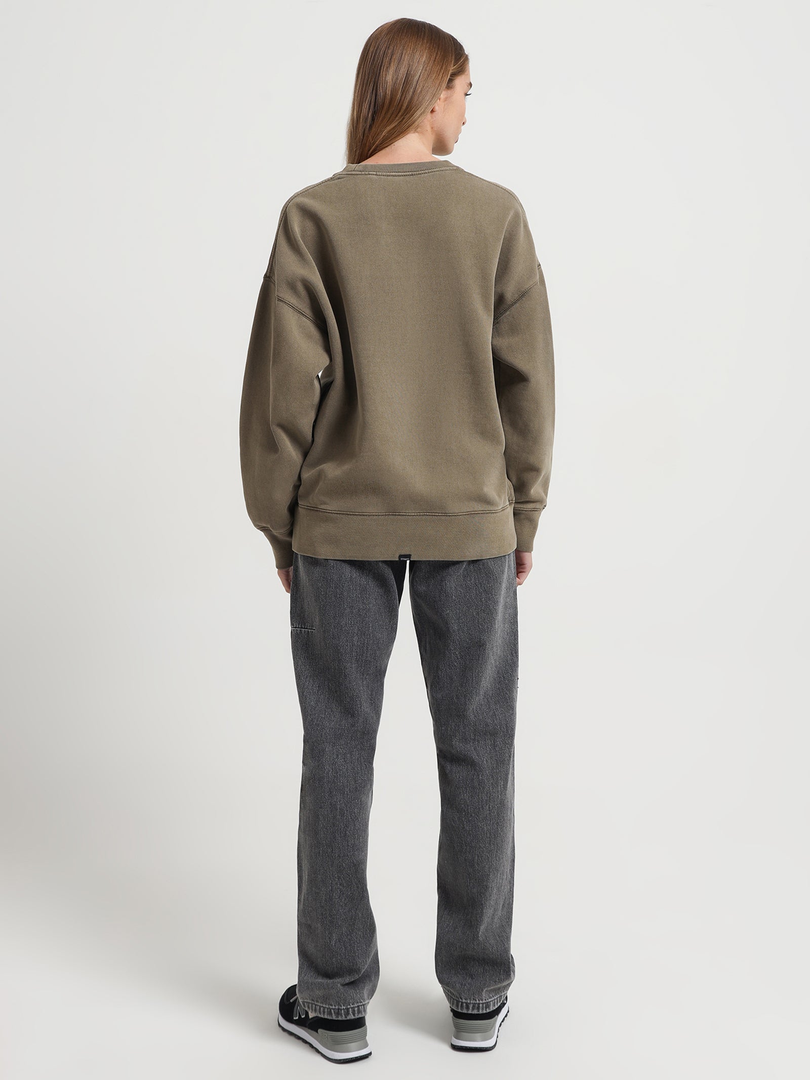 Minimal Thrills Slouch Crew Sweater in Dune