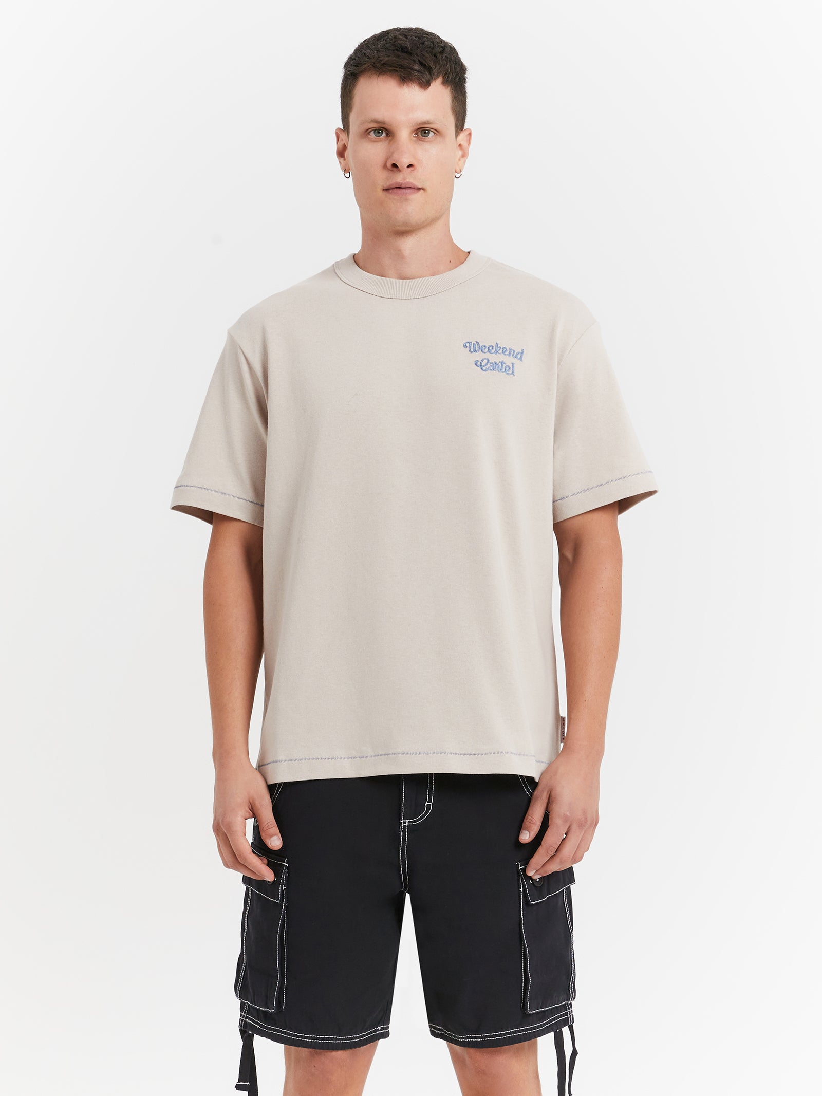 Saloon T-Shirt in Beige