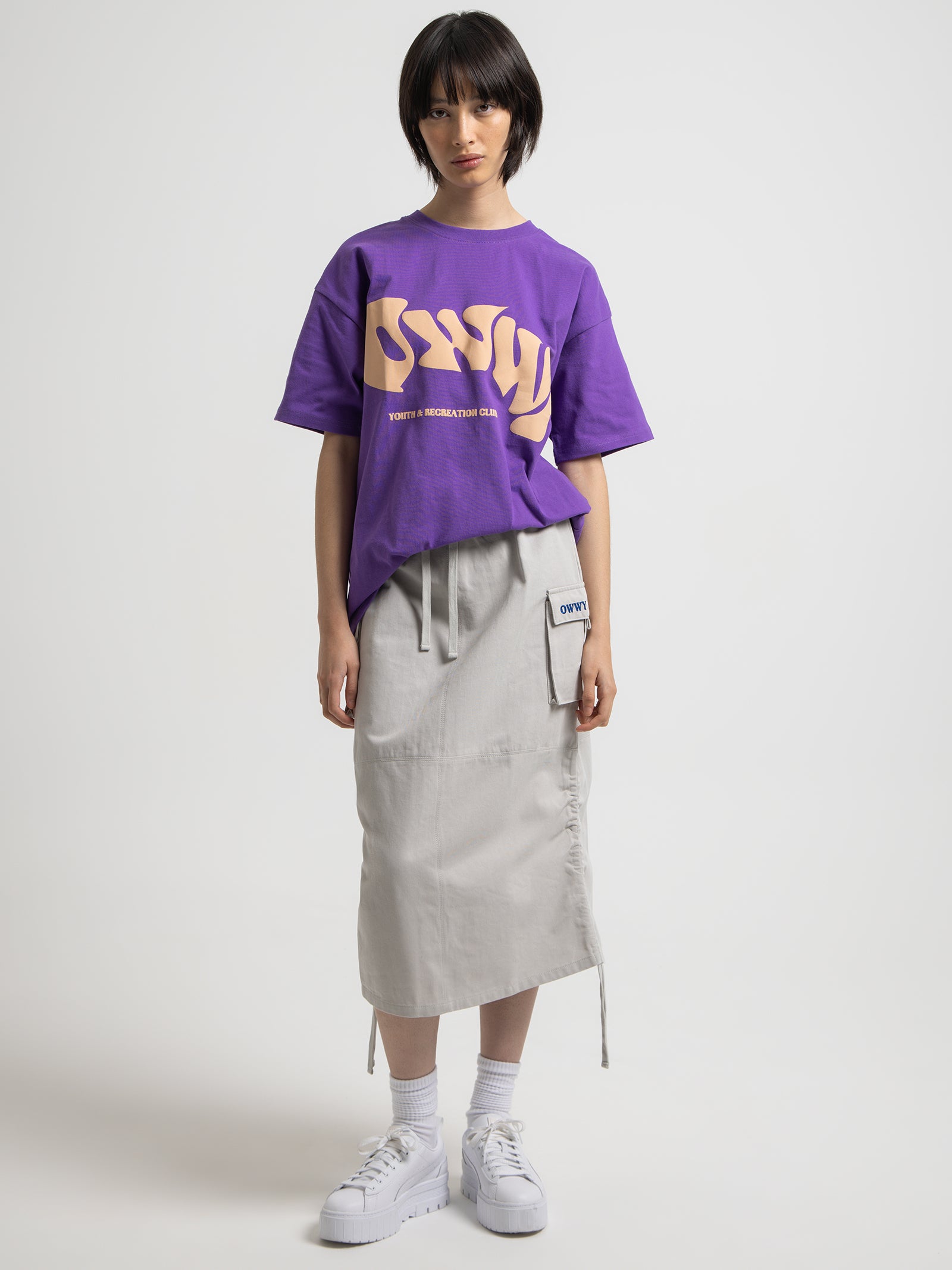 Heavyweight Puff T-Shirt in Grape