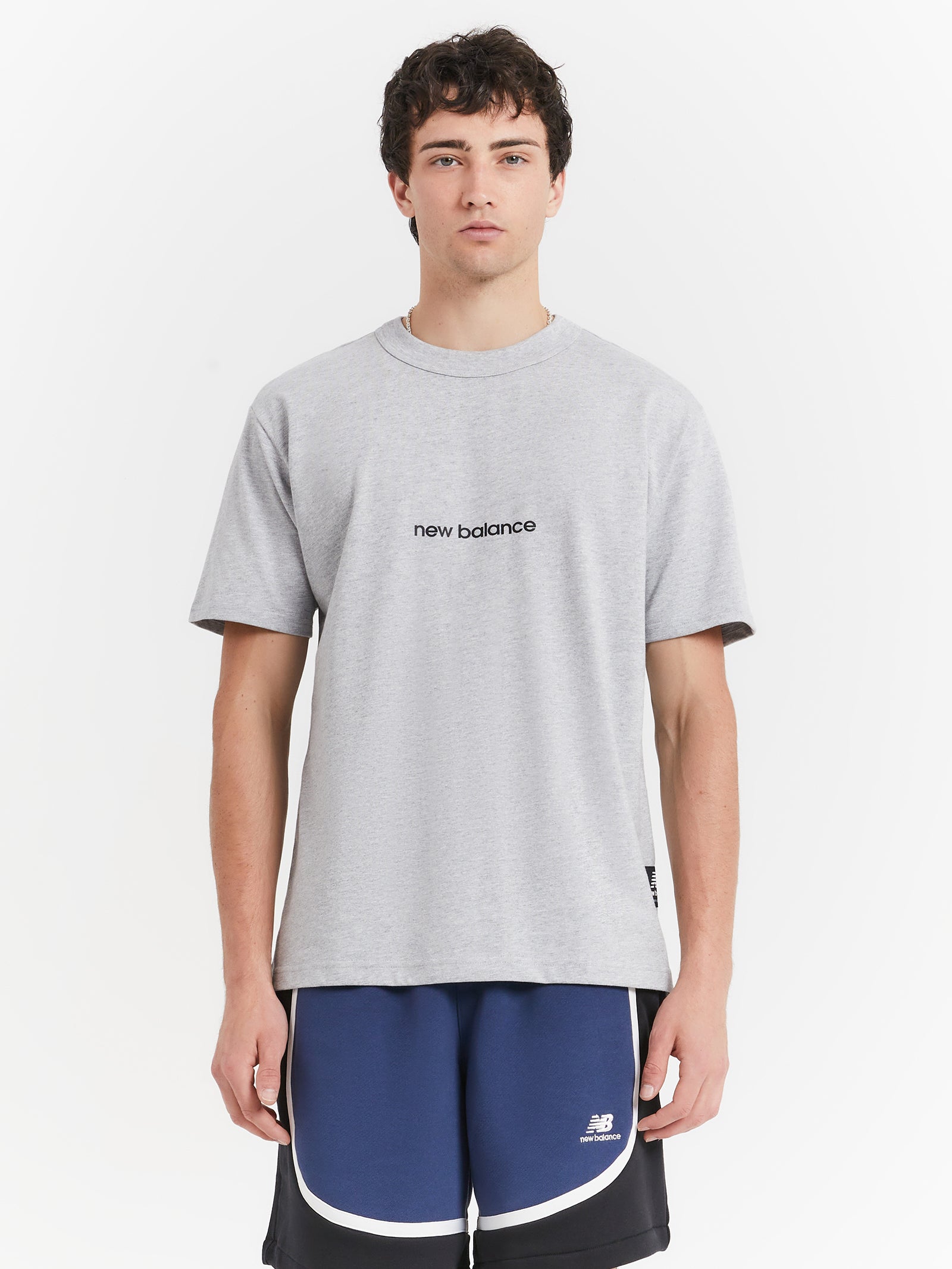 Athletics Wesley Shan Literature T-Shirt in Grey