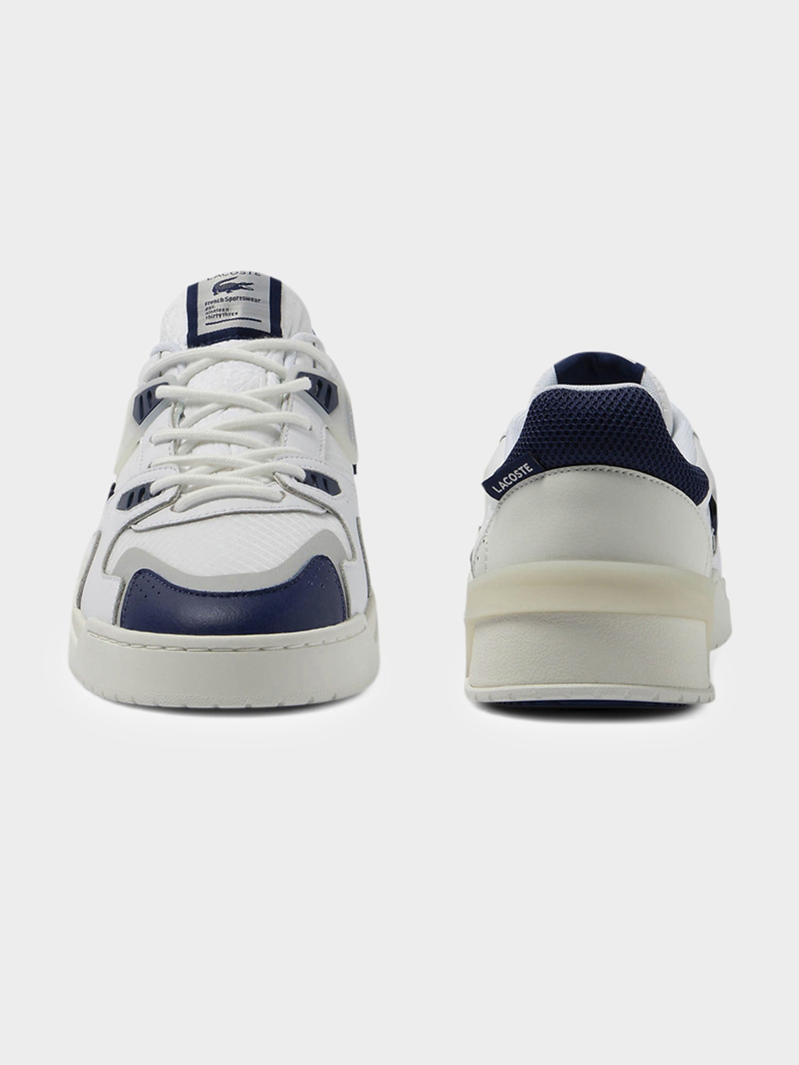 Mens LT Court 125 Sneakers in White & Navy