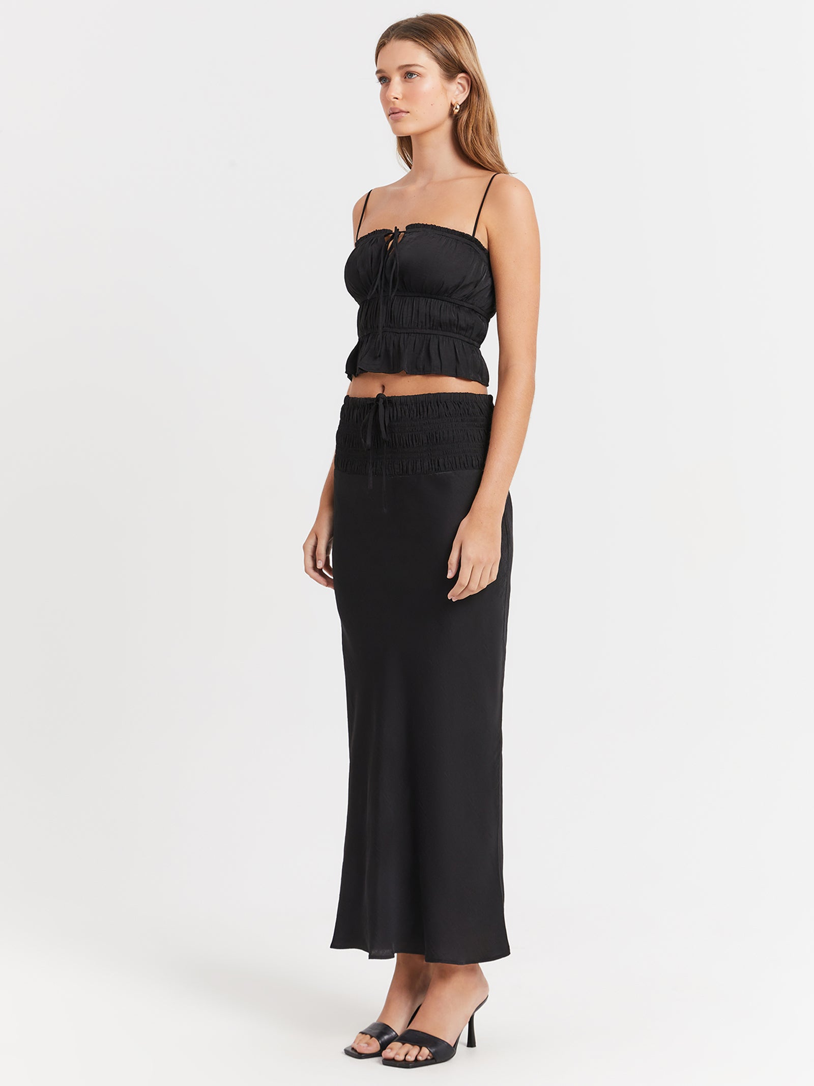 Selma Maxi Skirt in Black