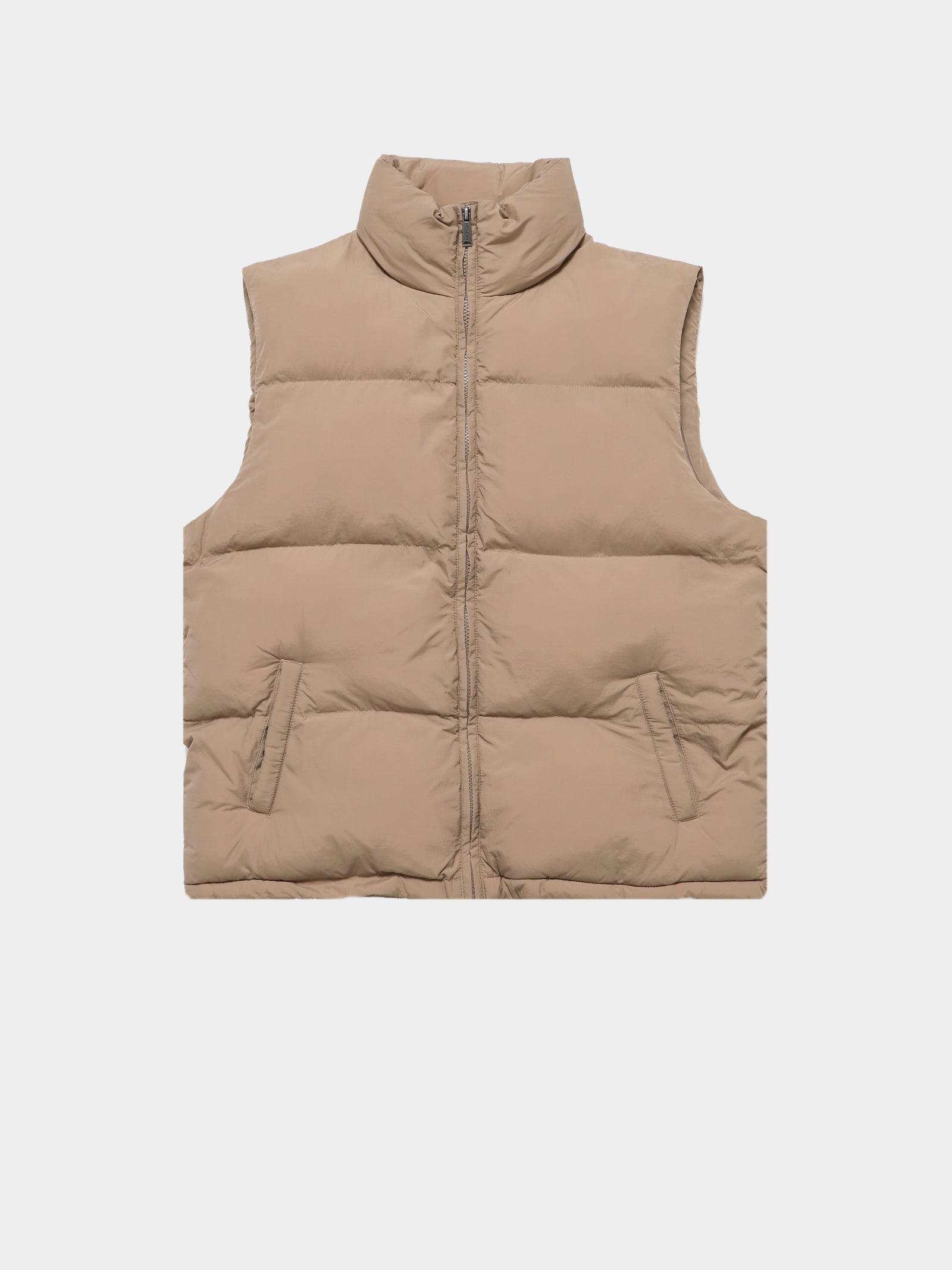 Seneca Puffer Vest in Granola