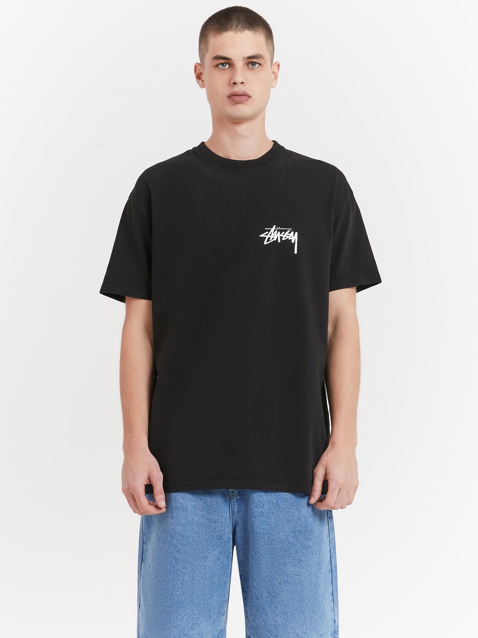 Fuzzy Dice Heavyweight T-Shirt in Pigment Black