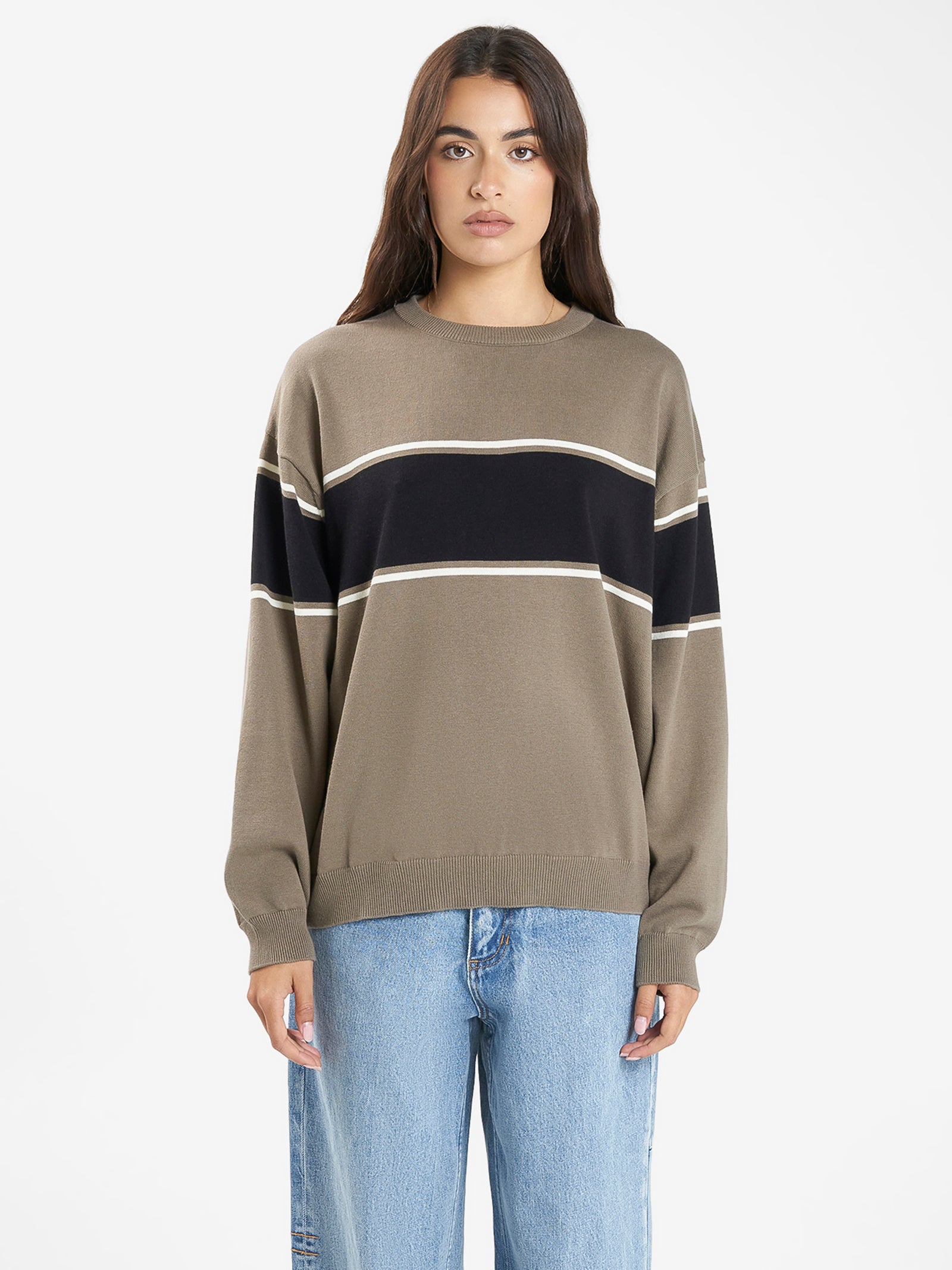 Emblem Slouch Knit