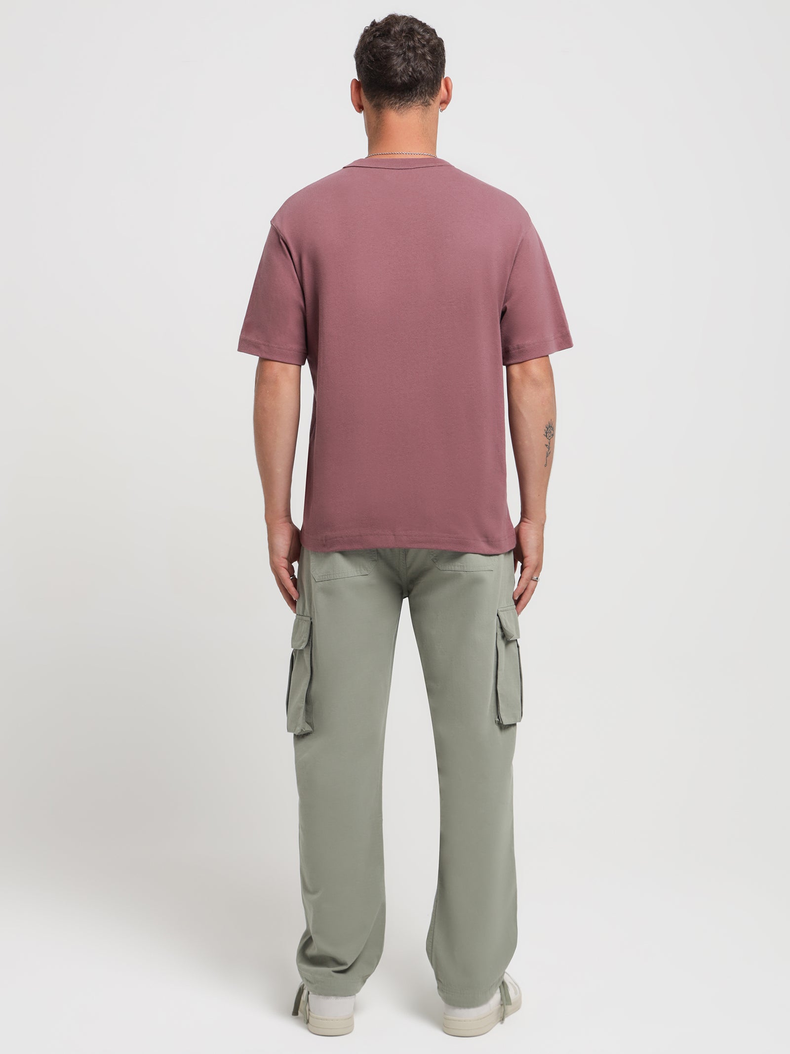 Wyatt Cargo Pants in Fig Green