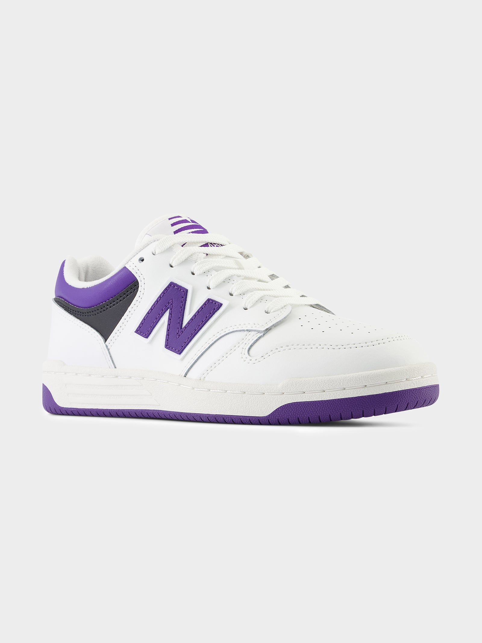 Unisex 480 Sneakers in White & Purple