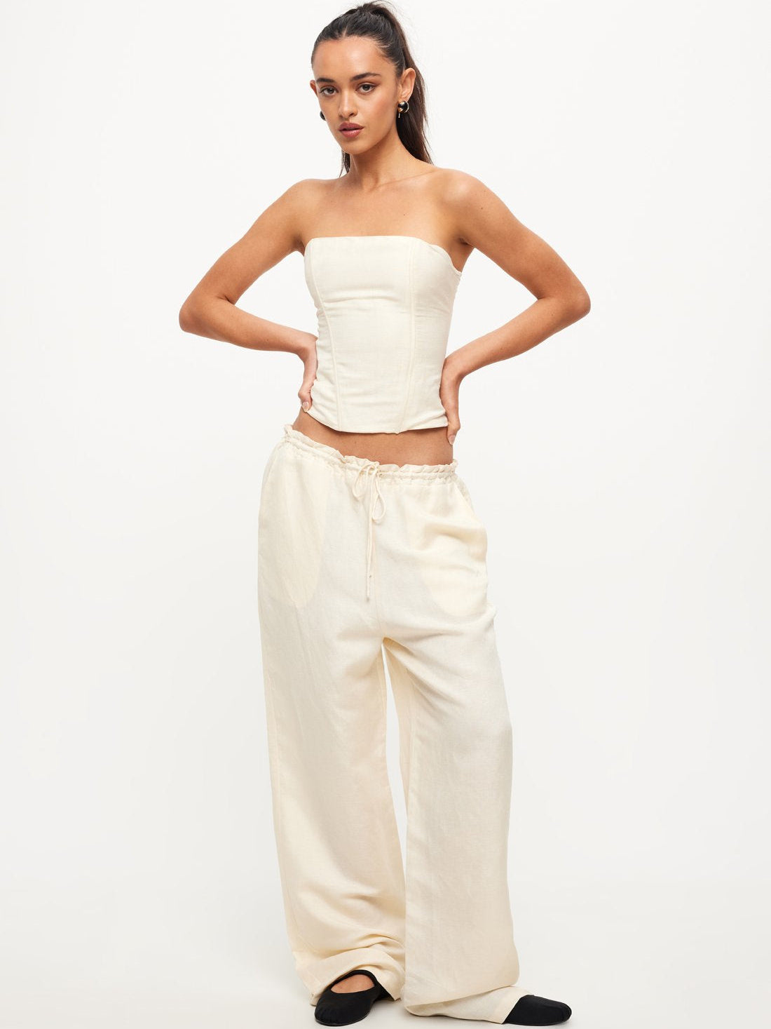 Catalonia Tube Top in Off-White