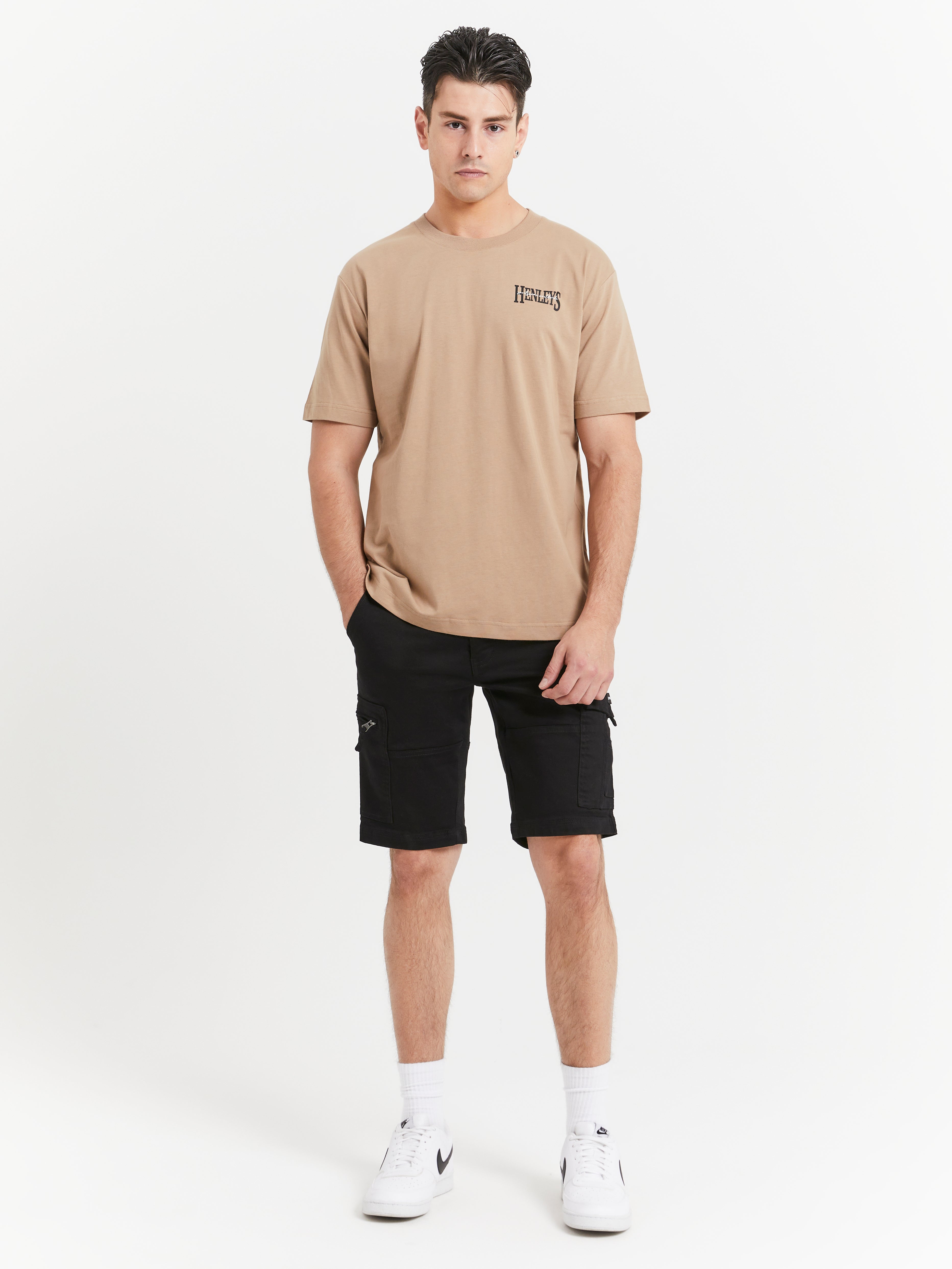 Panoramic T-Shirt in Desert Sand