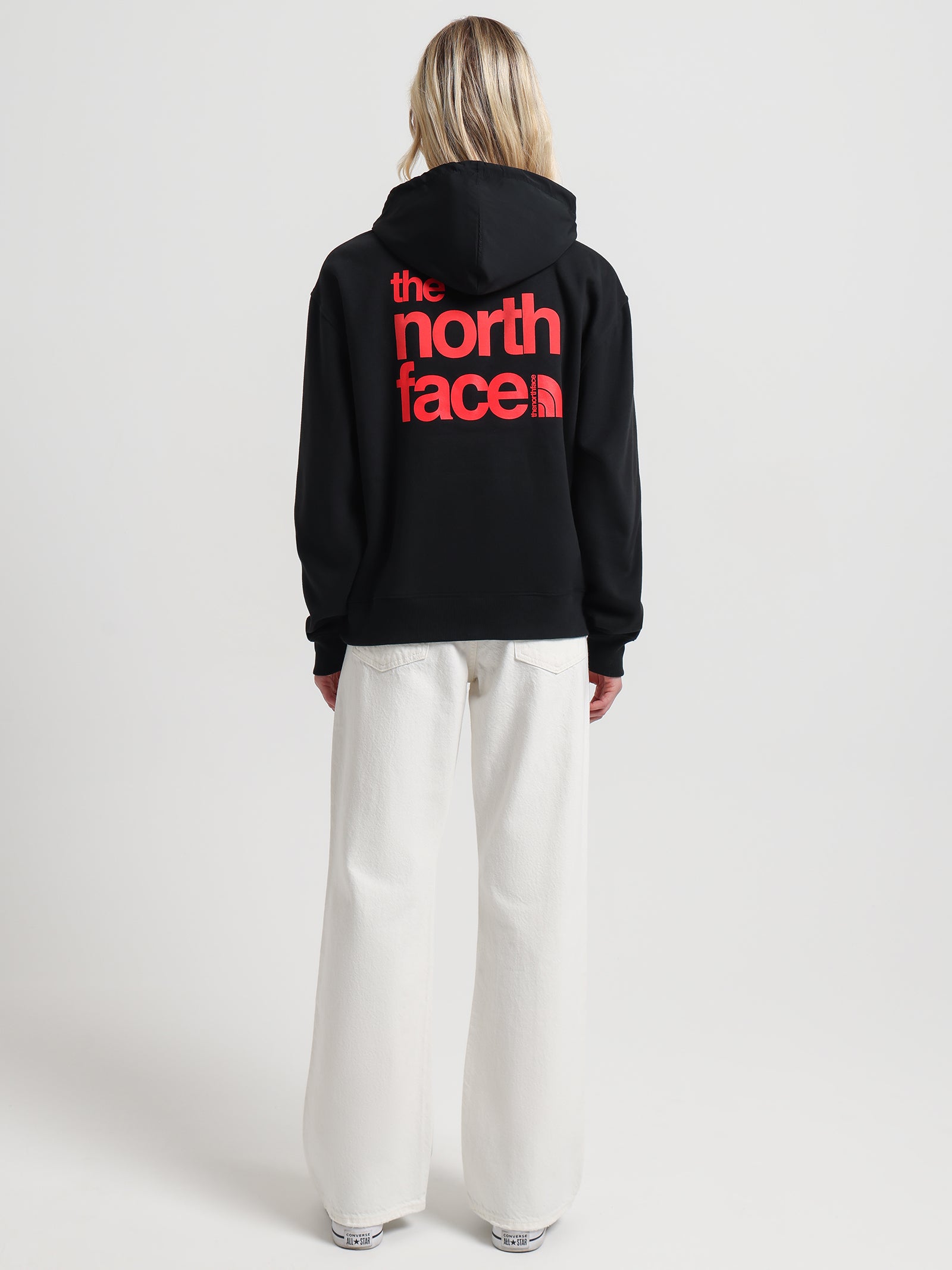 Coords Hoodie in TNF Black & Pink