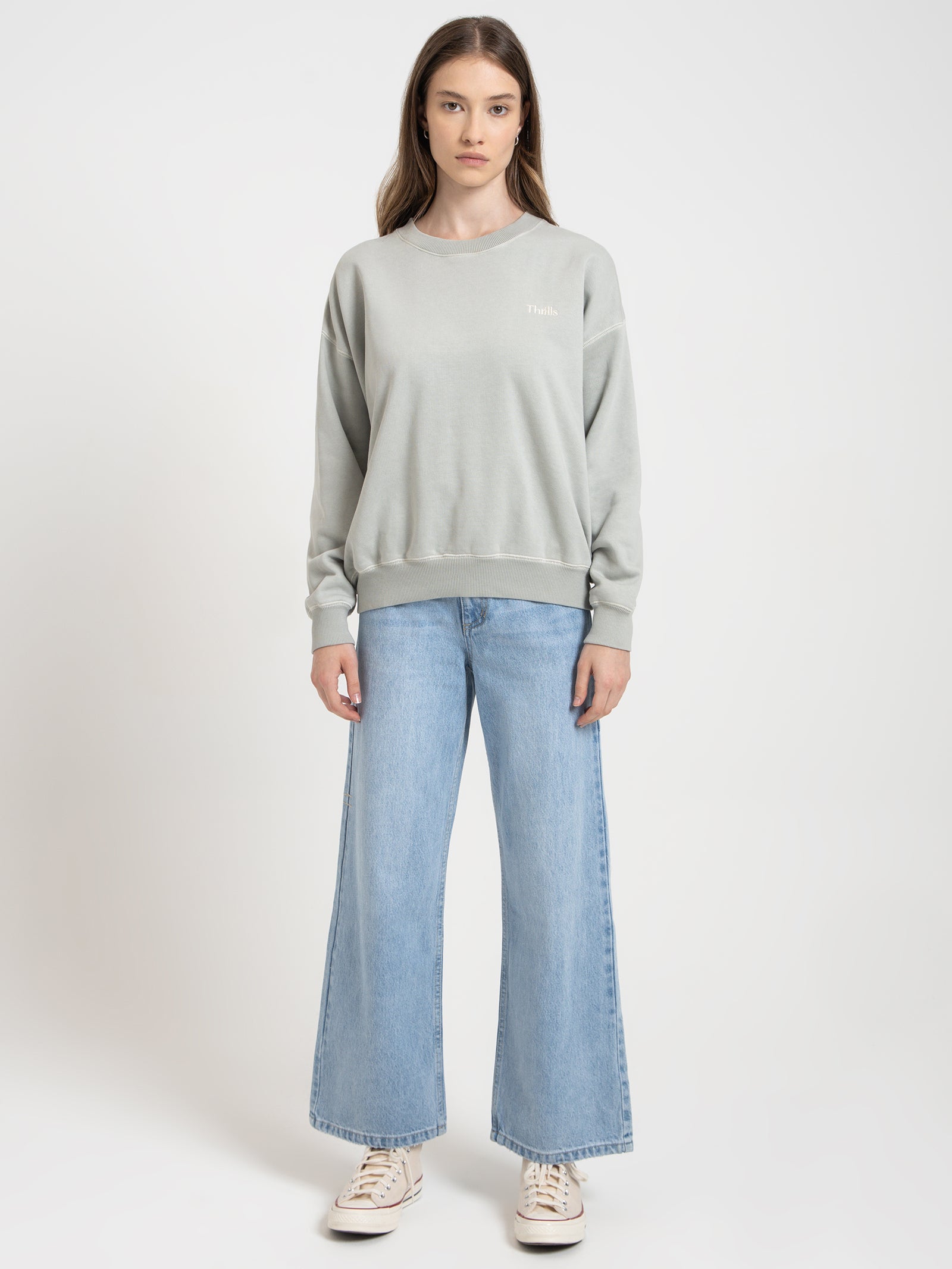 Holly Jeans in Ash Blue