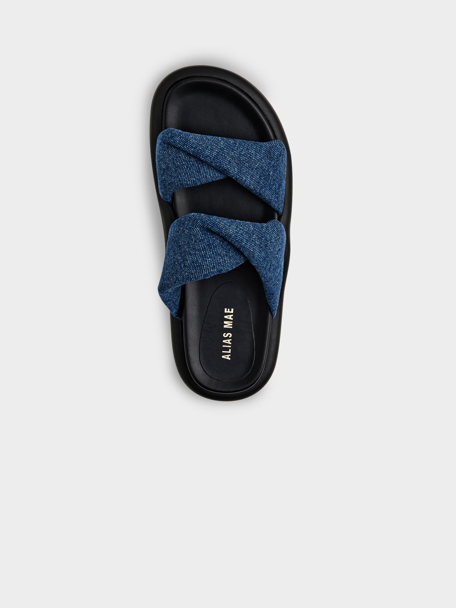 Therese Sandals in Dark Denim