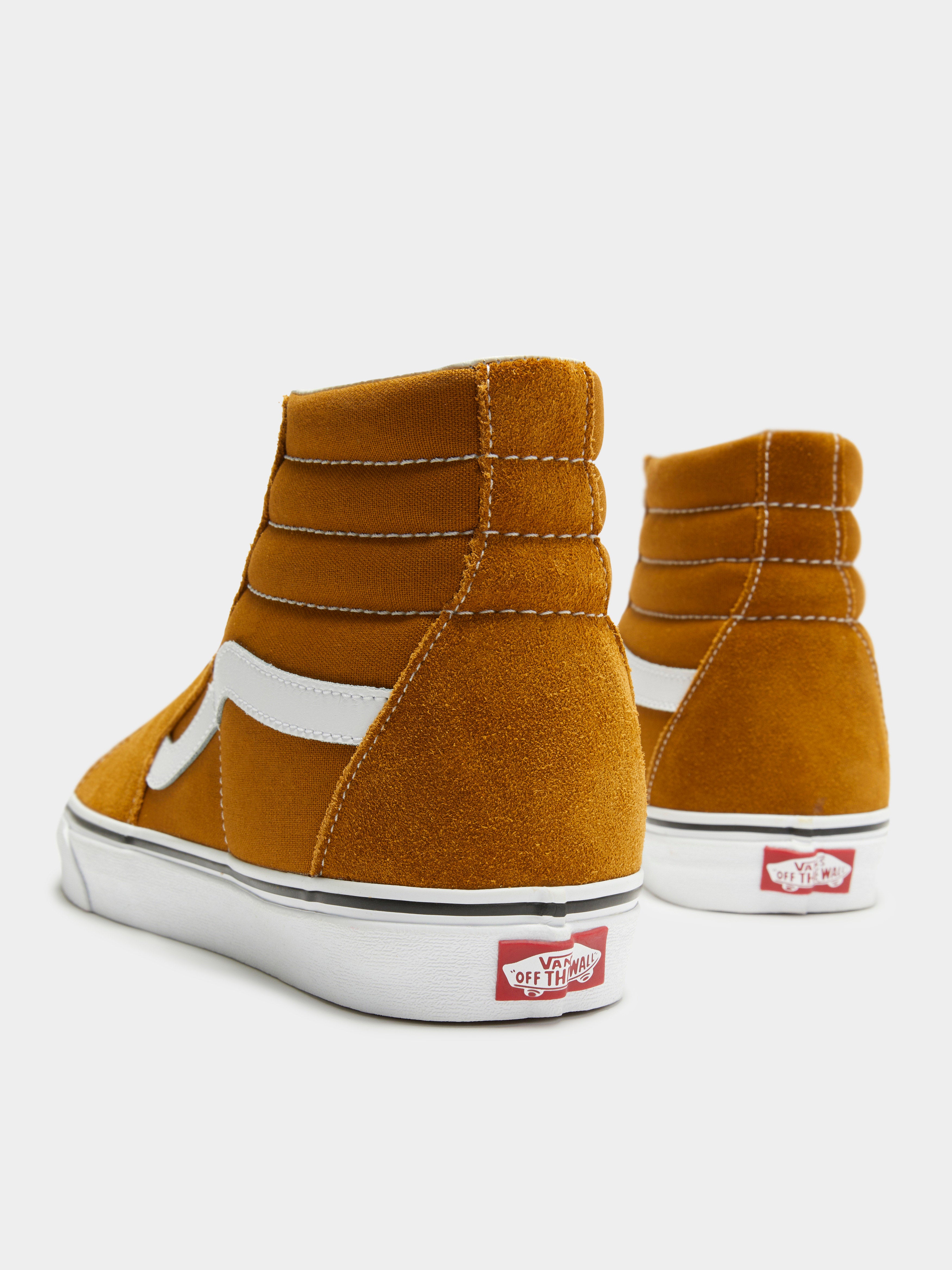 Unisex Sk8 High Colour Theory Sneakers in Golden Brown