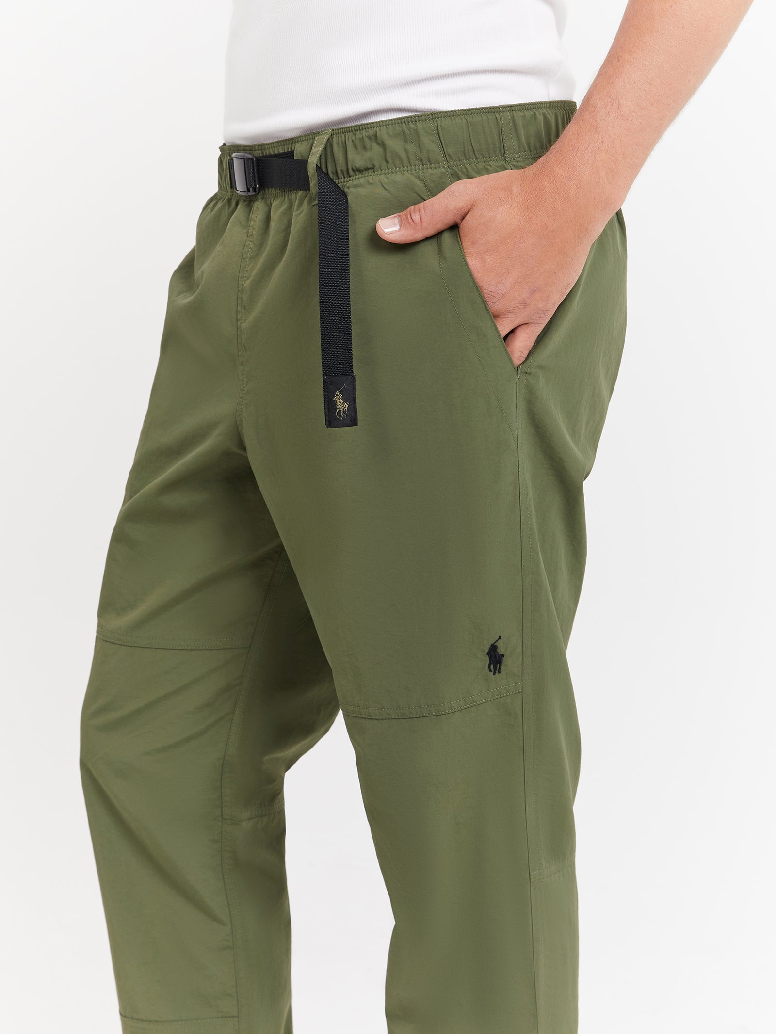 Nylon Climbing Pants in Dark Sage