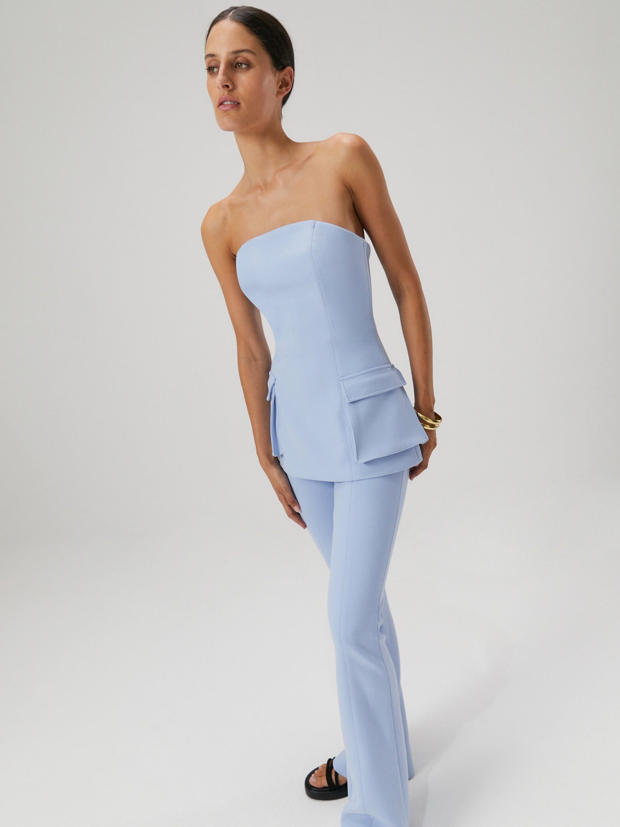 Ellis Jumpsuit in Baby Blue