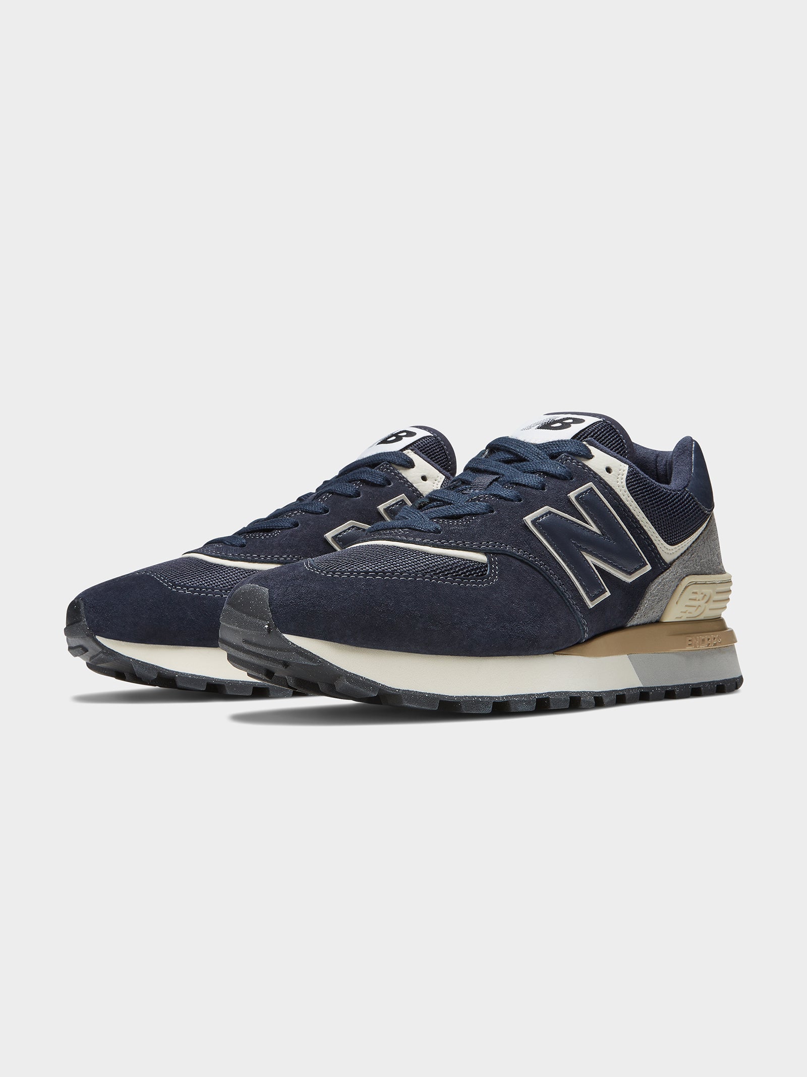 Unisex 574 Sneakers in Navy & White