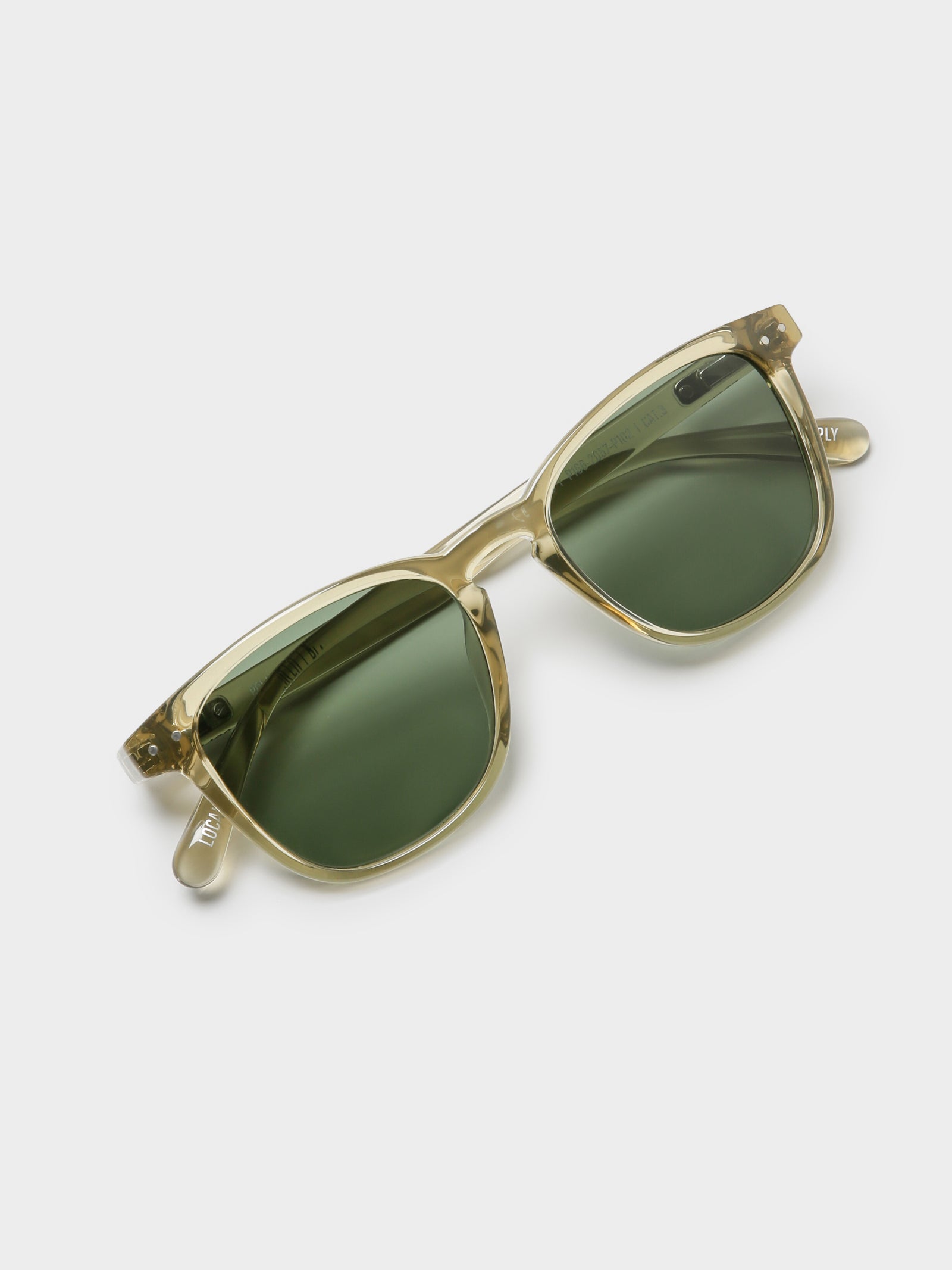 Syd Sunglasses in Ochre Green