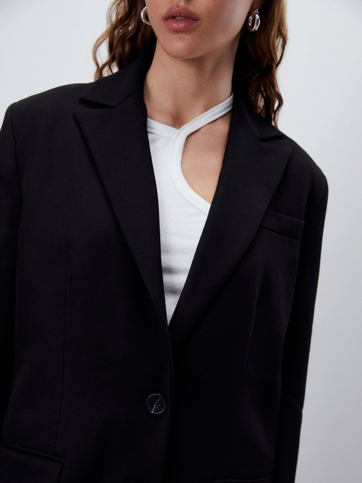 Jonah Oversized Blazer in Black