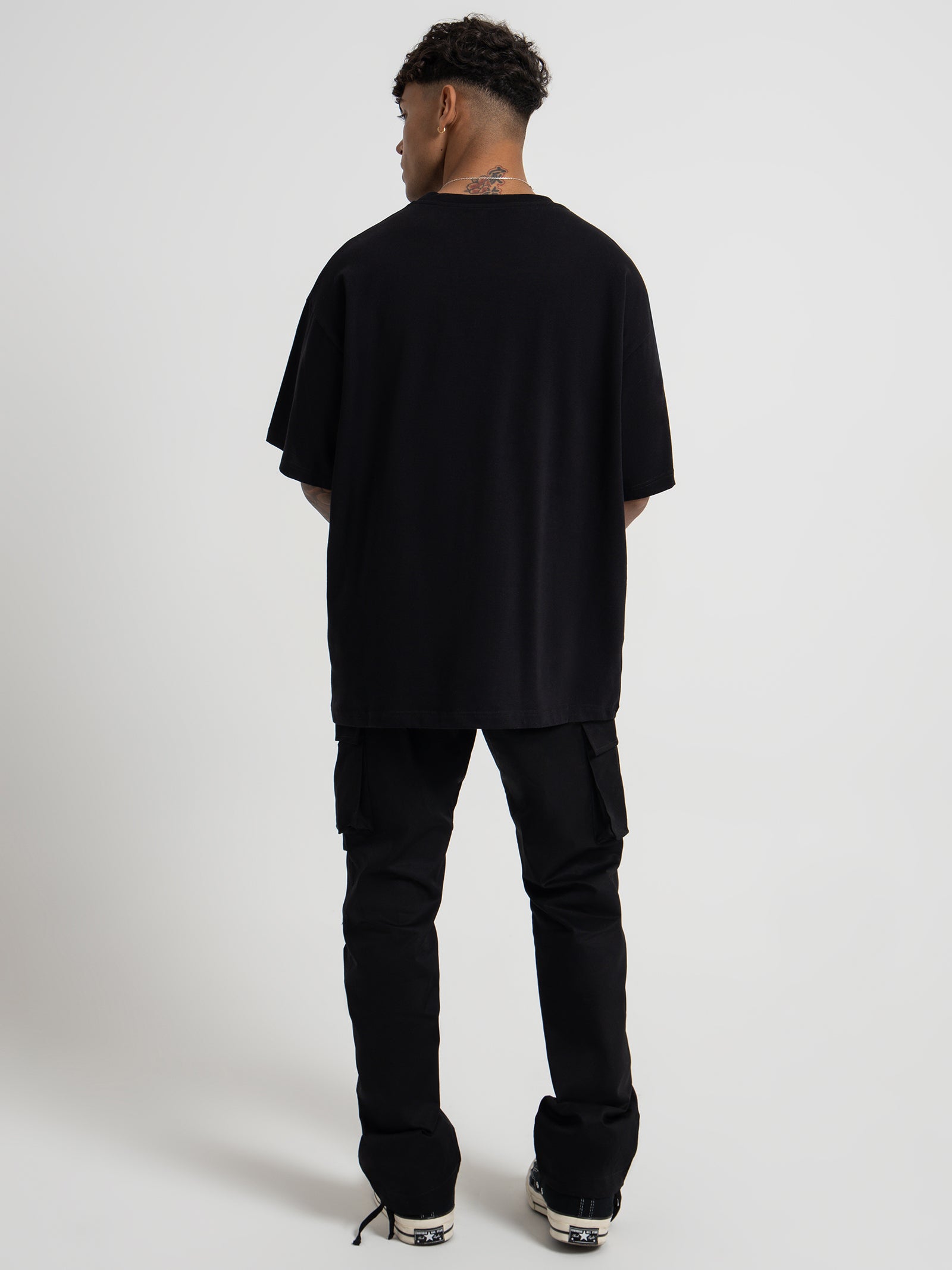 Oversized Workwear T-Shirt in Black