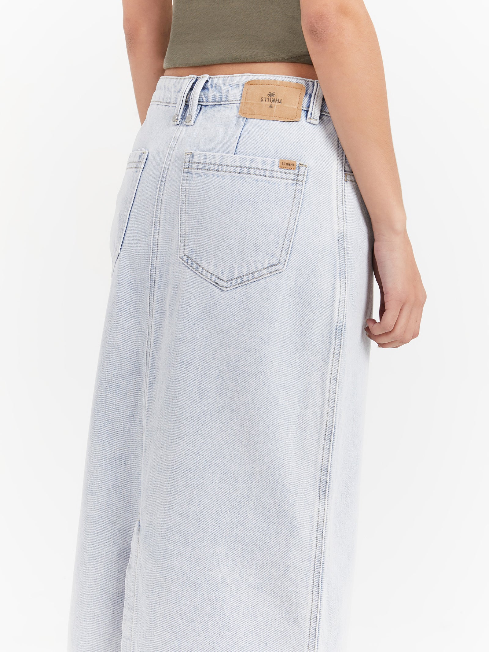 Frankie Skirt in Faded Dust Blue