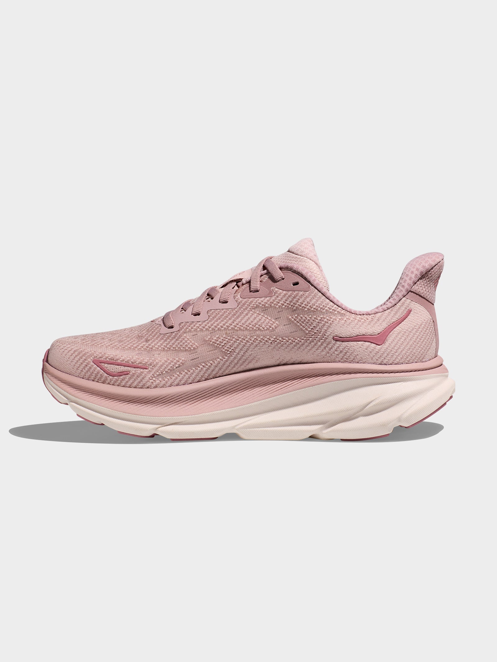 Womens Clifton 9 Sneakers in Pale Mauve