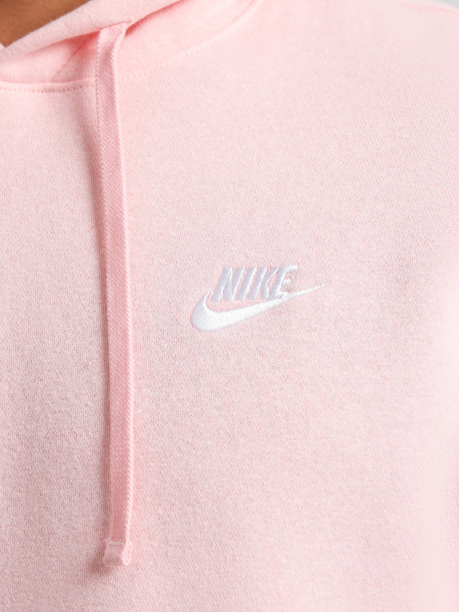 Sportswear Club Hoodie in Pink & White