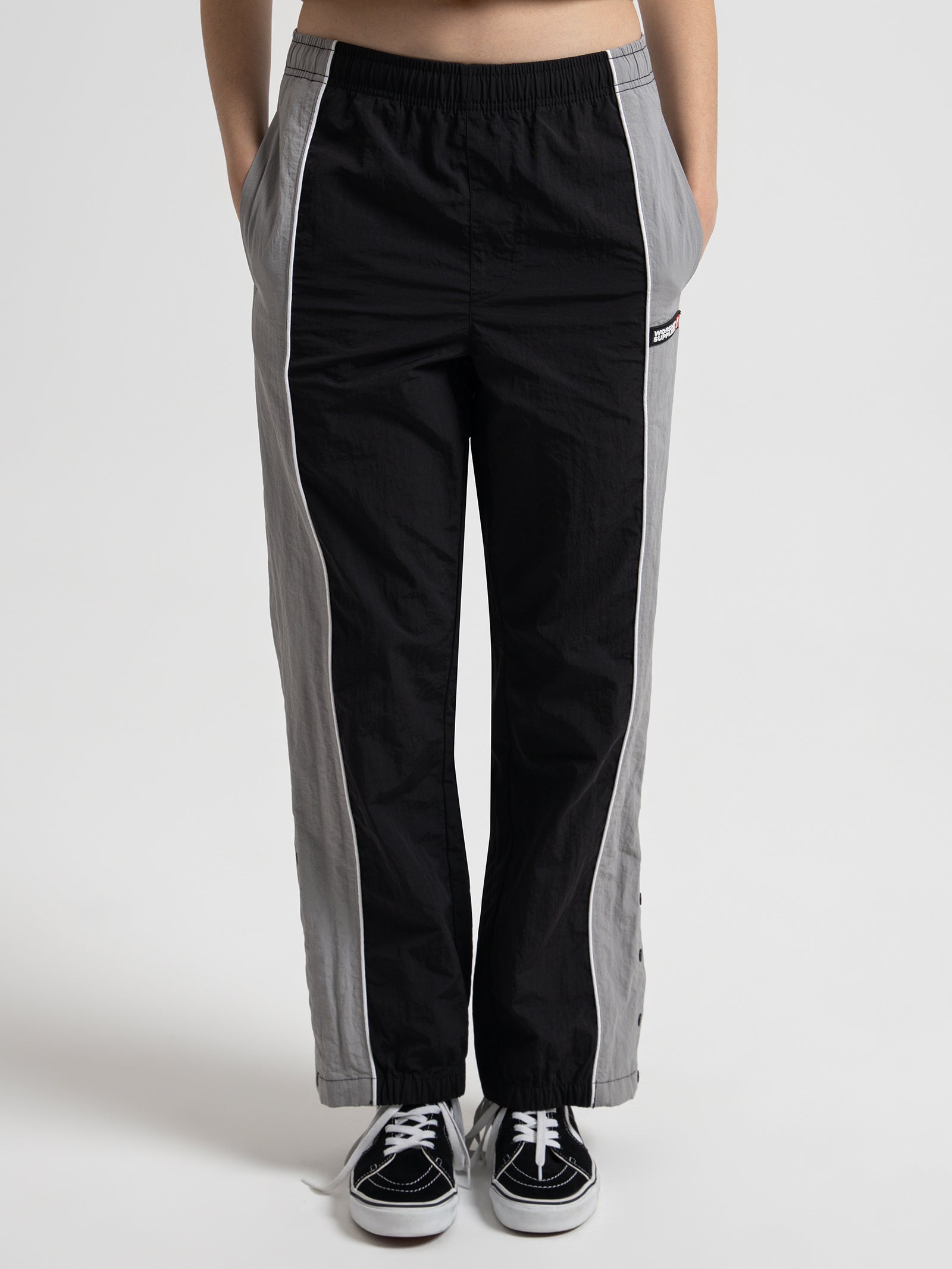 Tracker Nylon Pants in Black Griffin