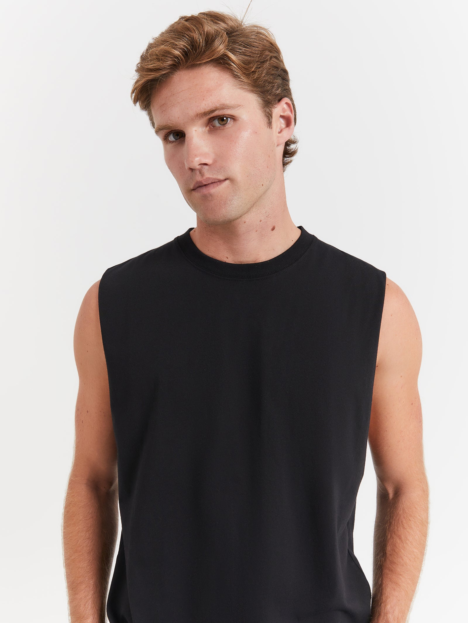 Classic Muscle Tank in Black