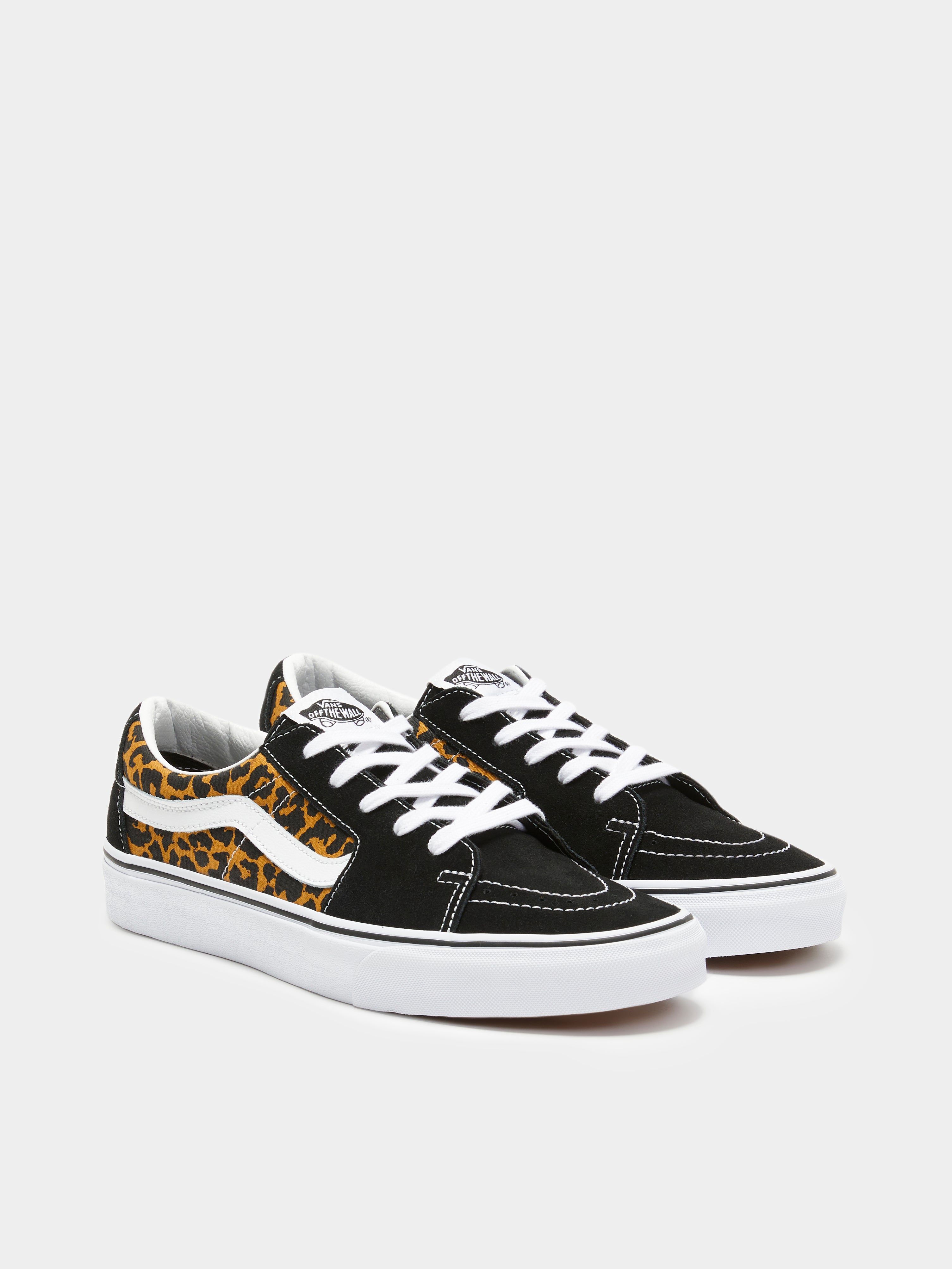 Unisex Sk8 Low Sneakers in Leopard Black & White