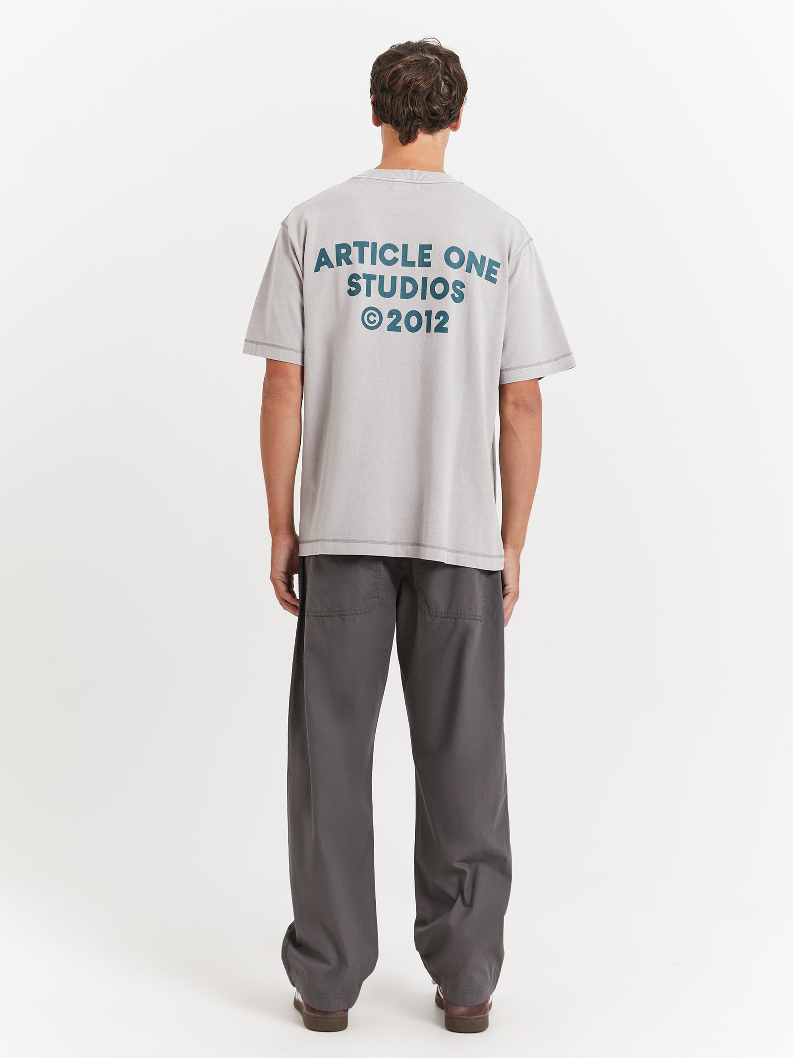 Studio Logo T-Shirt in Grey