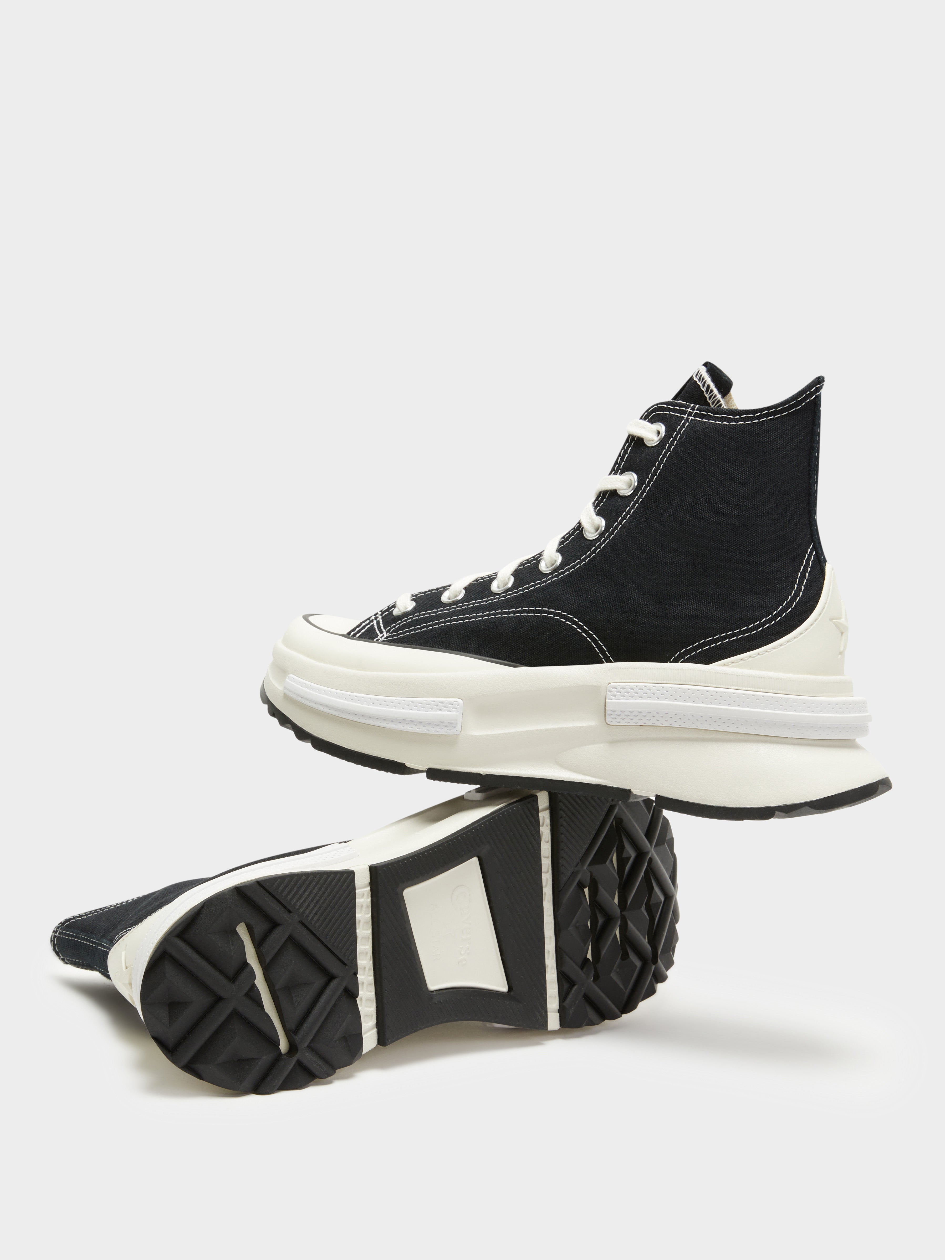 Unisex Converse Run Star Legacy CX Future Comfort High Top in Black & White