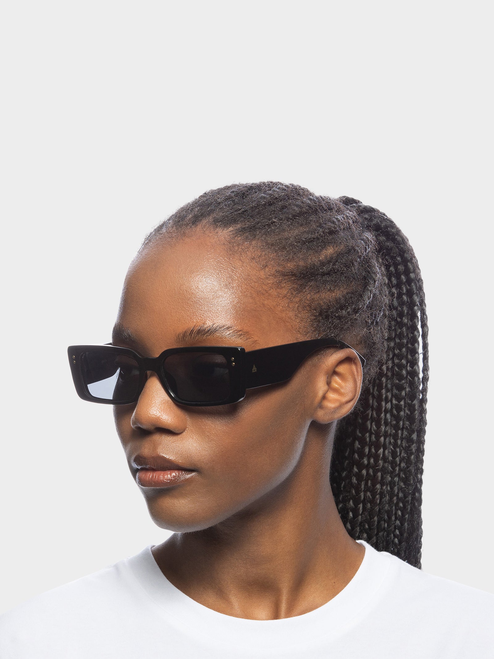 Orion Sunglasses in Black Smoke Mono