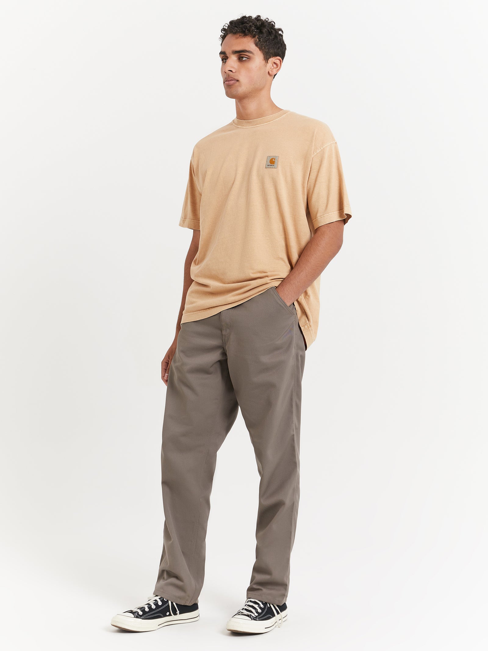 Short Sleeve Nelson T-Shirt in Dusty H Brown