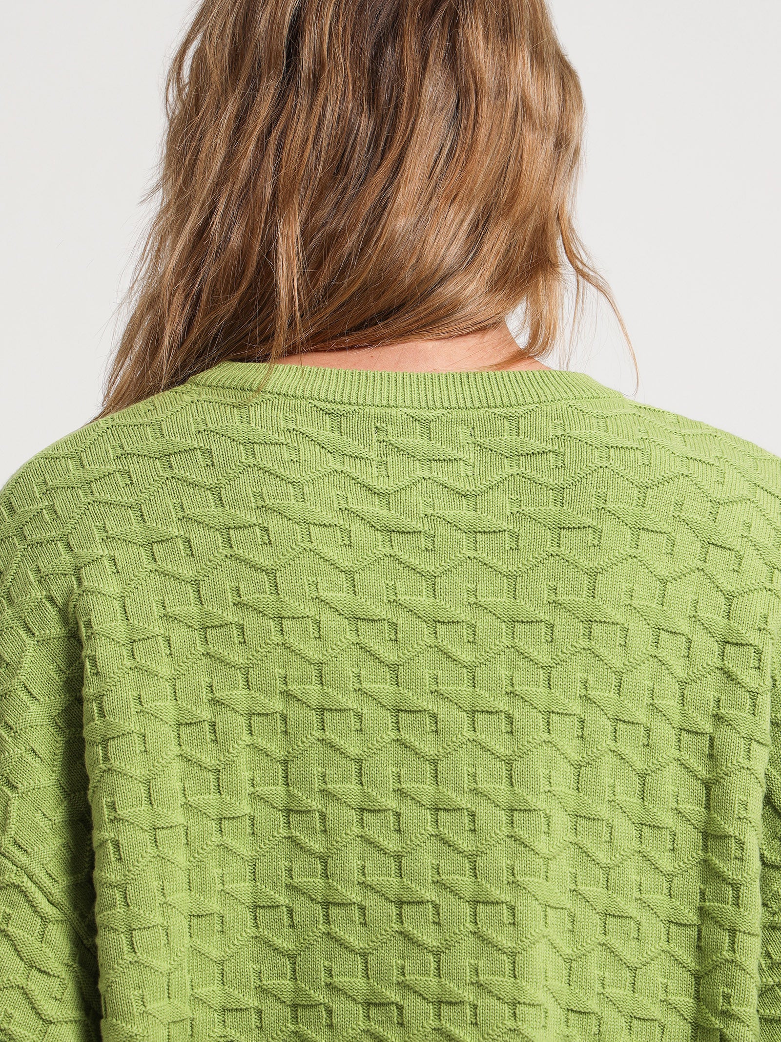 Strand Knit in Lime