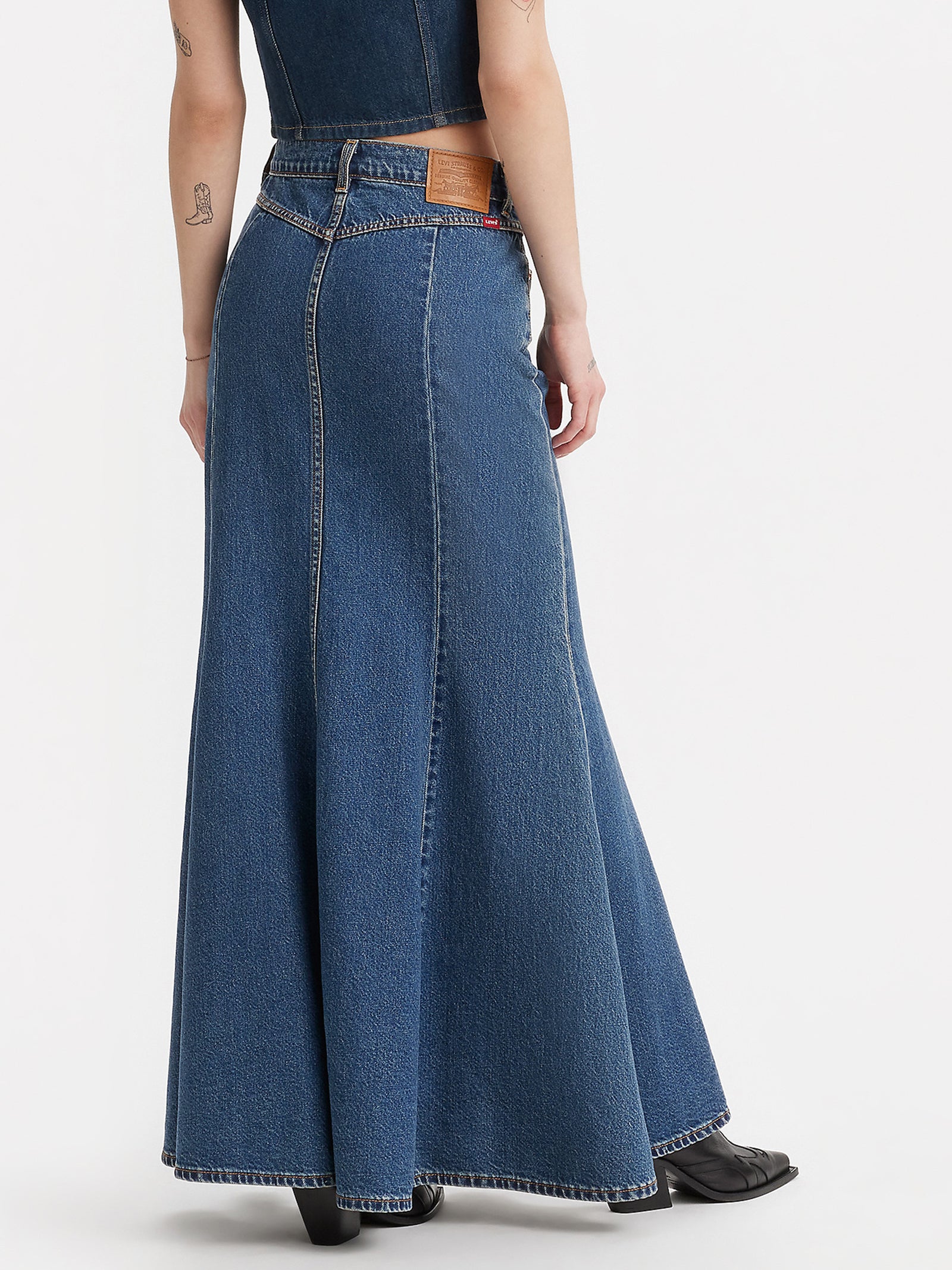 Mermaid Denim Skirt