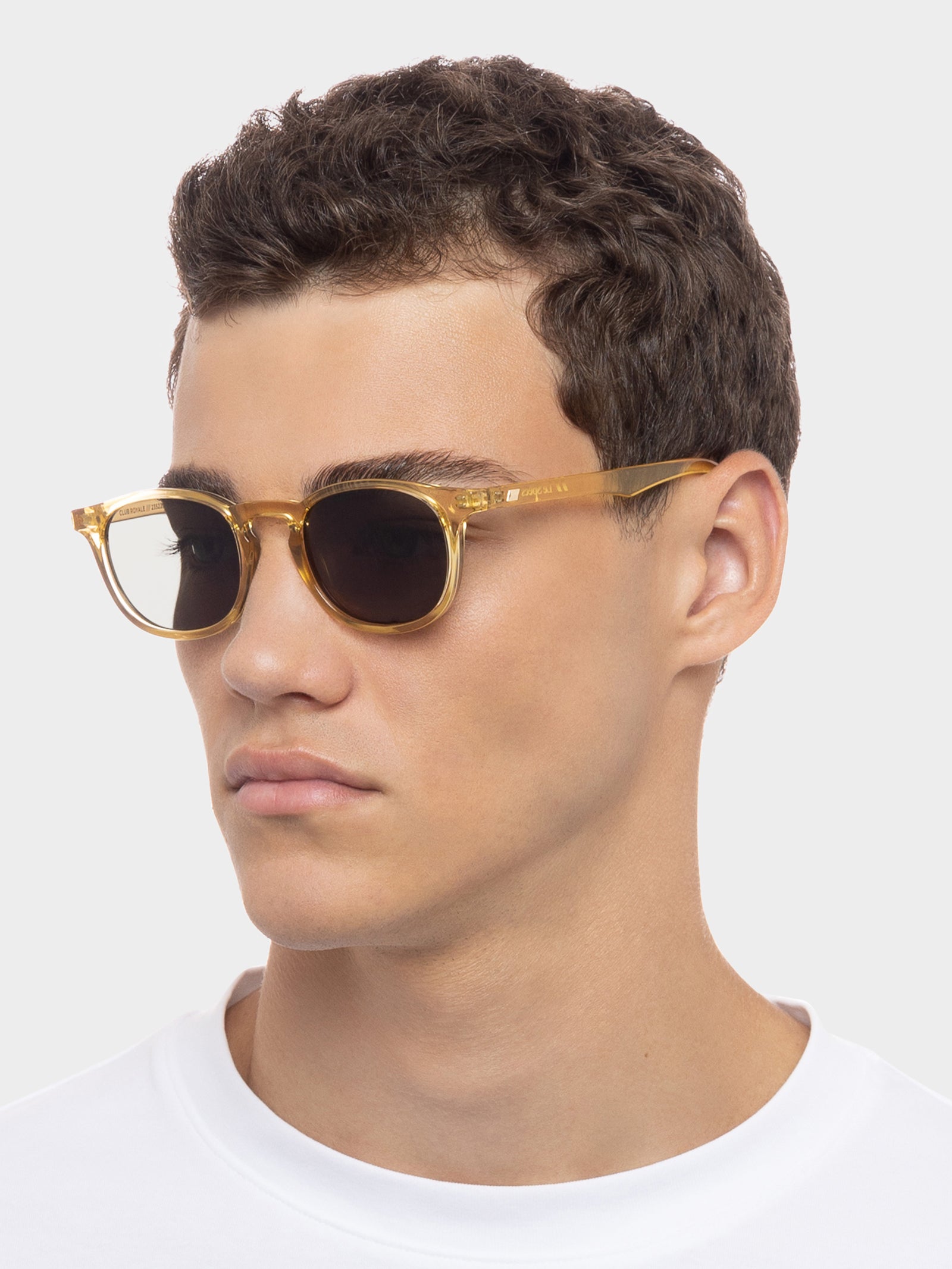 Club Royale Sunglasses in Butterscotch Khaki Mono