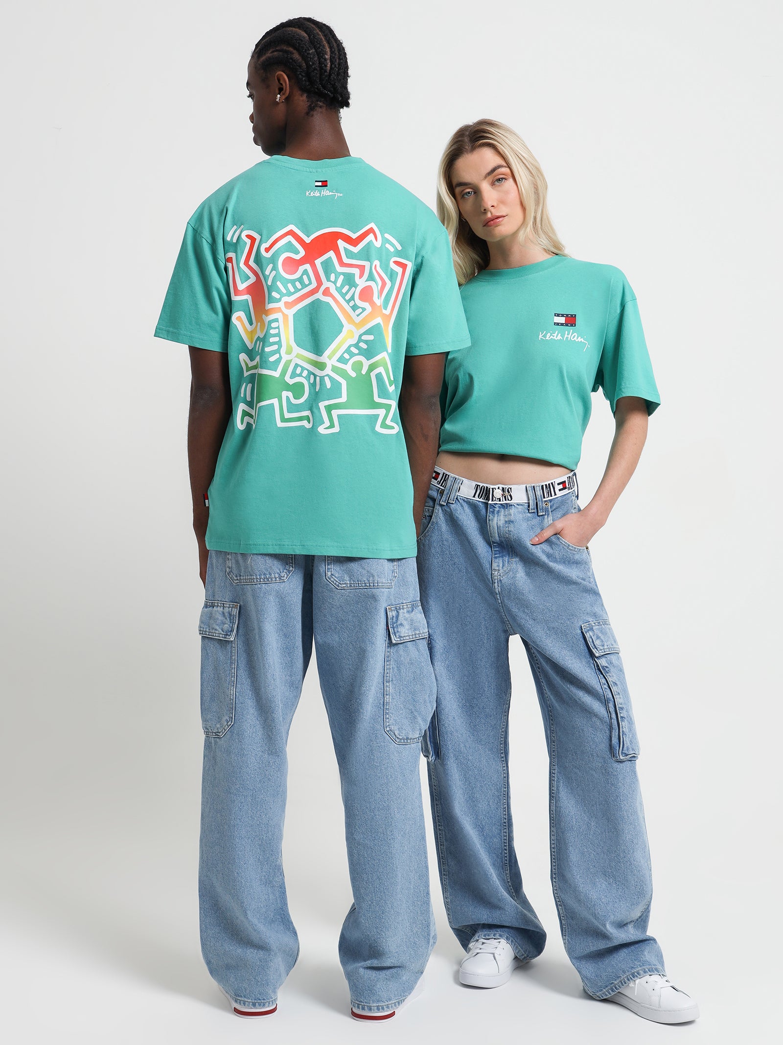 Keith Haring T-Shirt in Grecian Tile & Danci