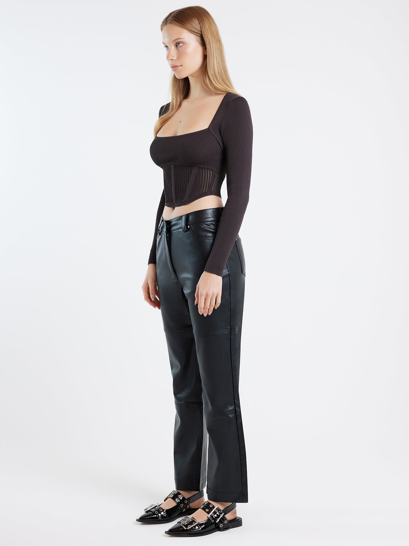 Nali Faux Leather Pants