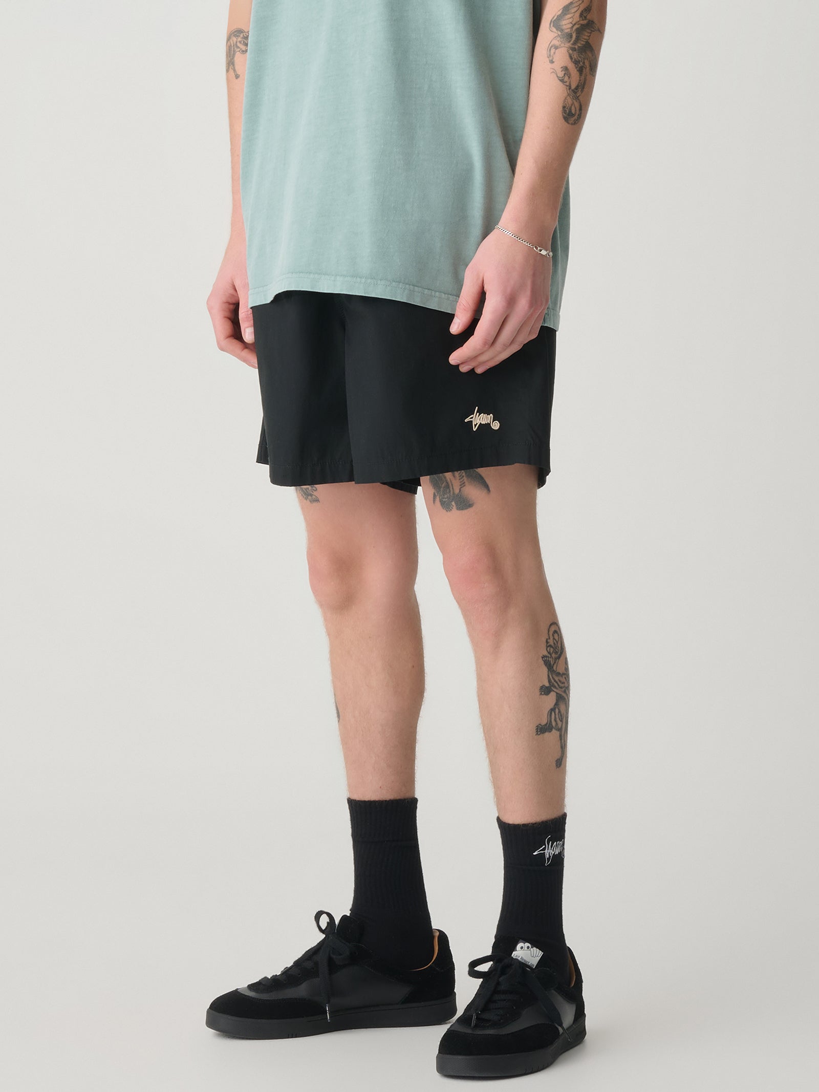 Poplin Coast Boxer In Black