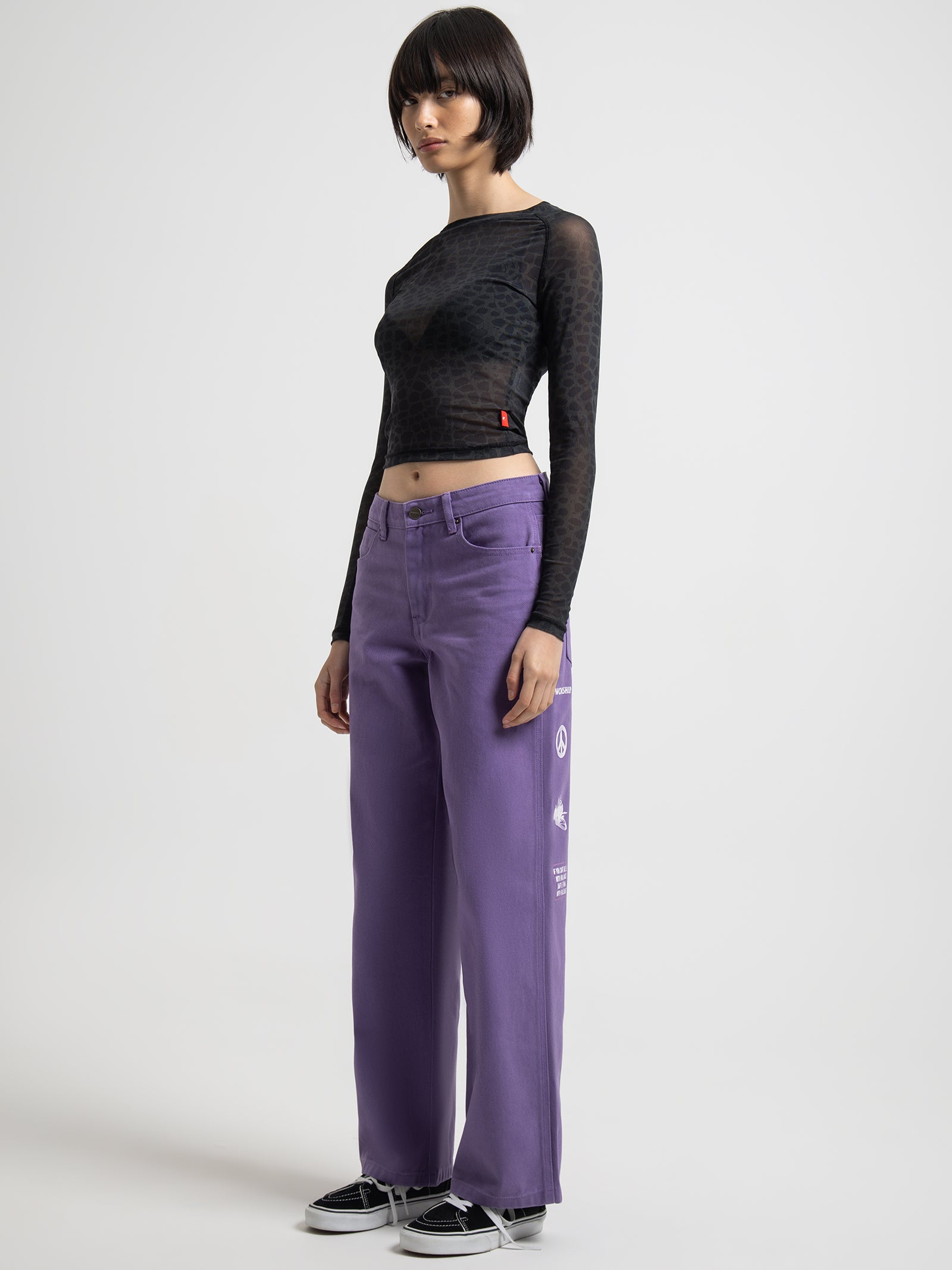 Worship Carpenter Jeans in Prism Violet