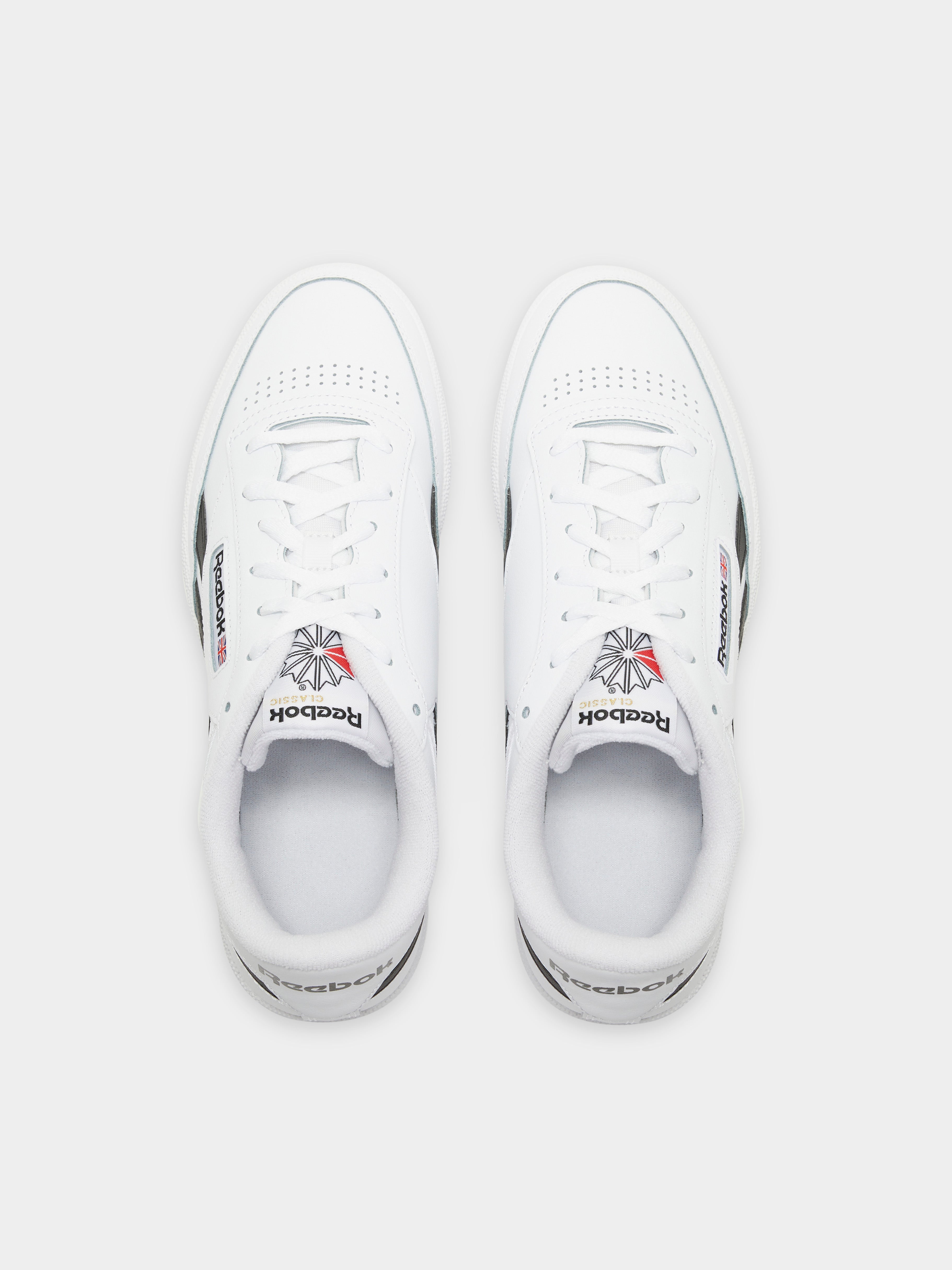 Unisex Club C Revenge Sneakers in White & Black