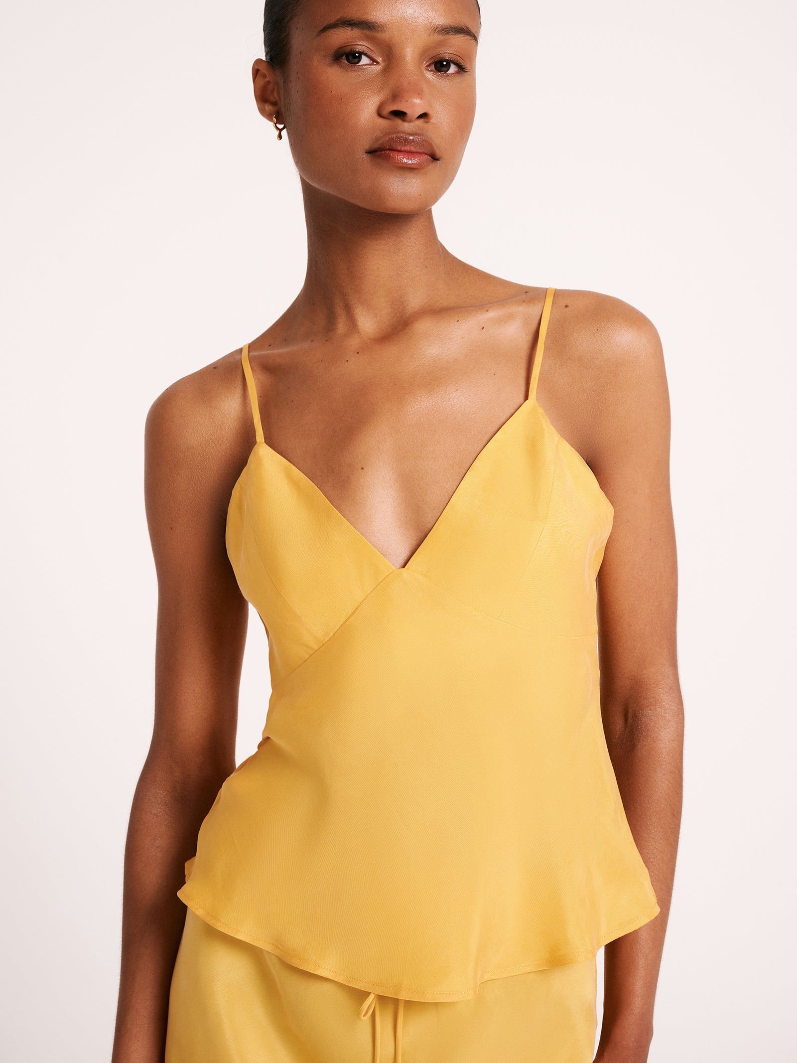 Lea Cupro Cami in Marigold