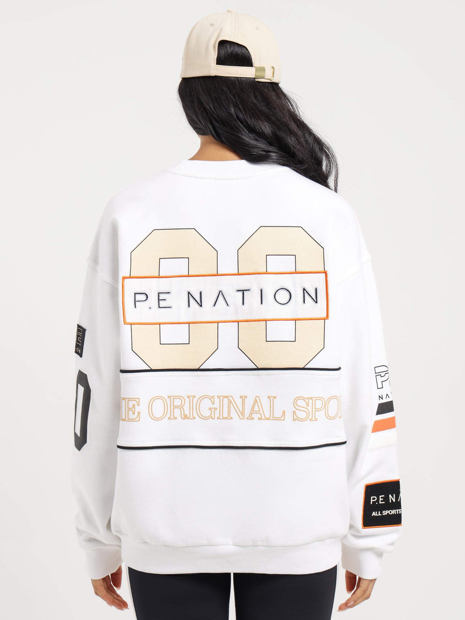 Defending Champion Sweater in Optic White