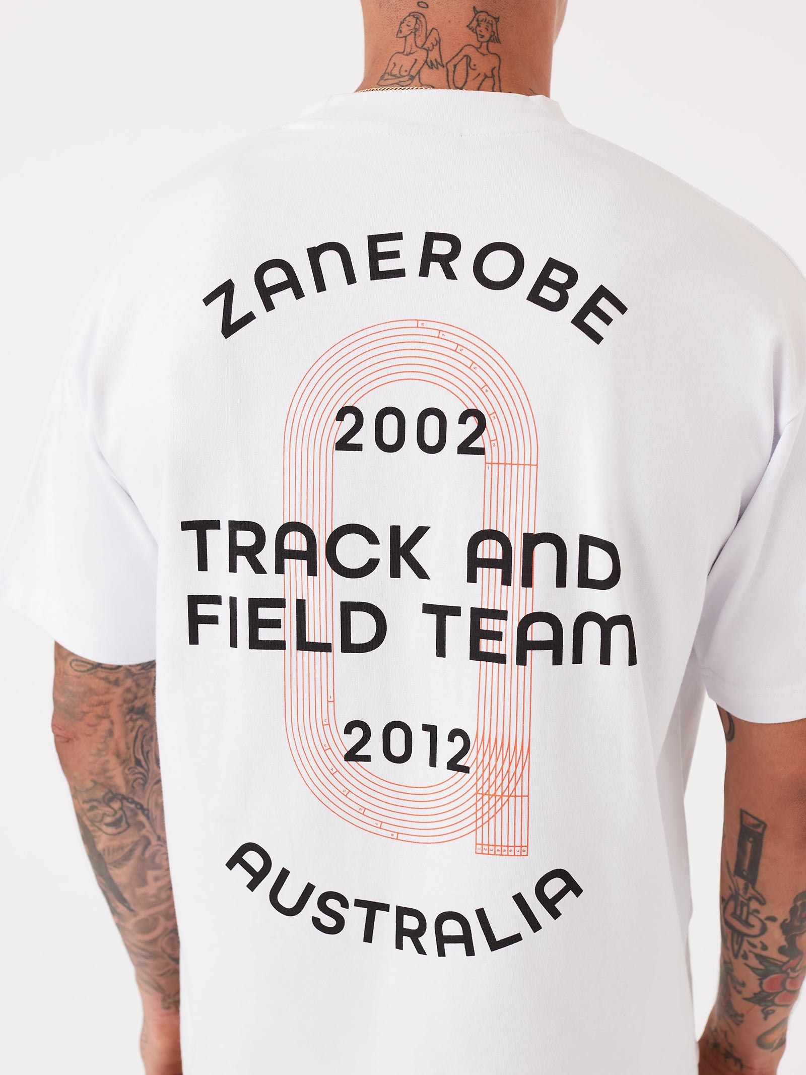 Track Team Box Crop Tee