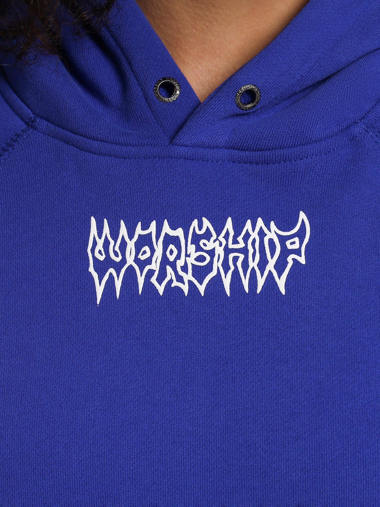 Meancord Oversized Raglan Hoodie in Blue