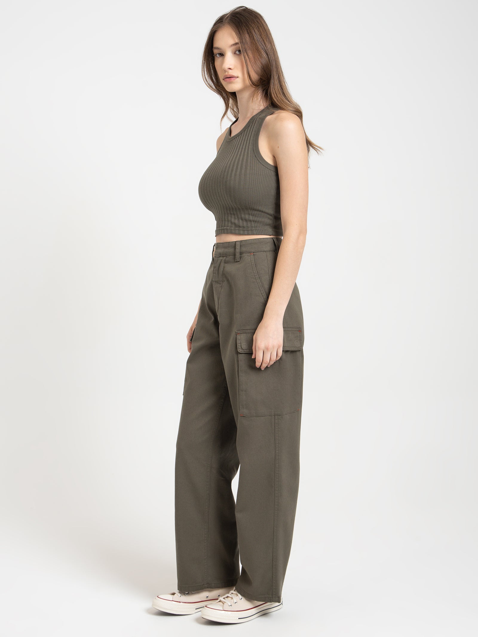 Hard Yakka Union Cargo Pants in Army Green