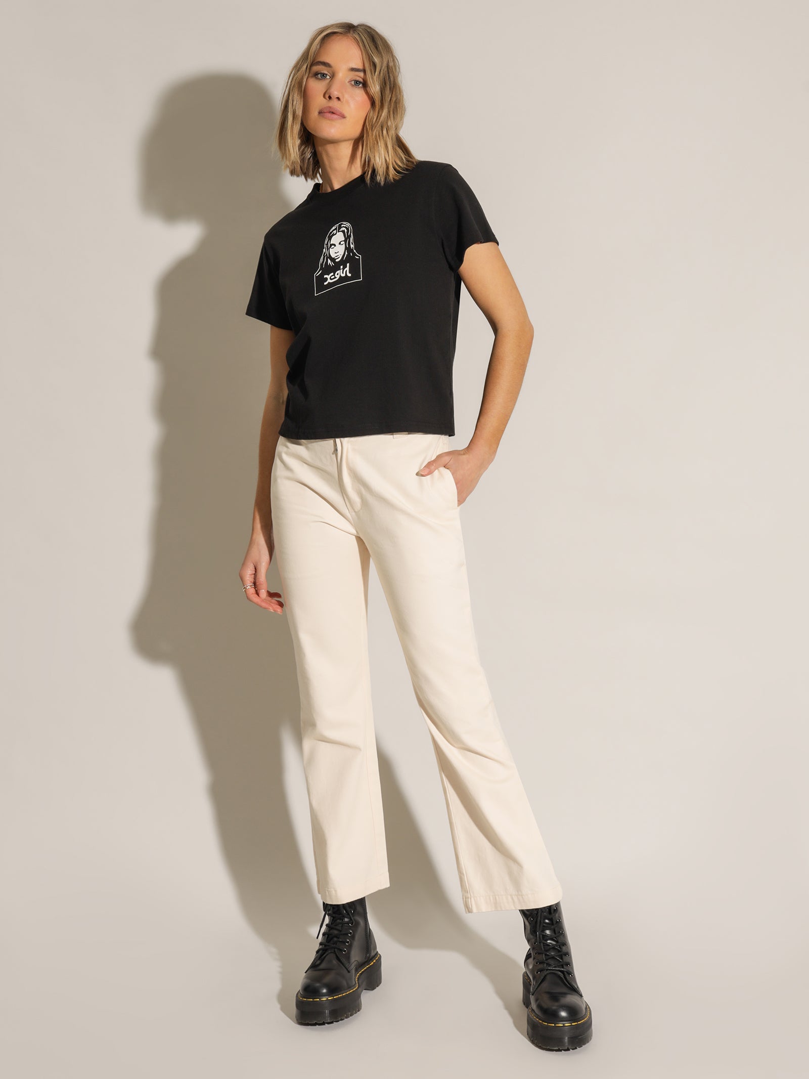 94 Flare Pants in Dove White