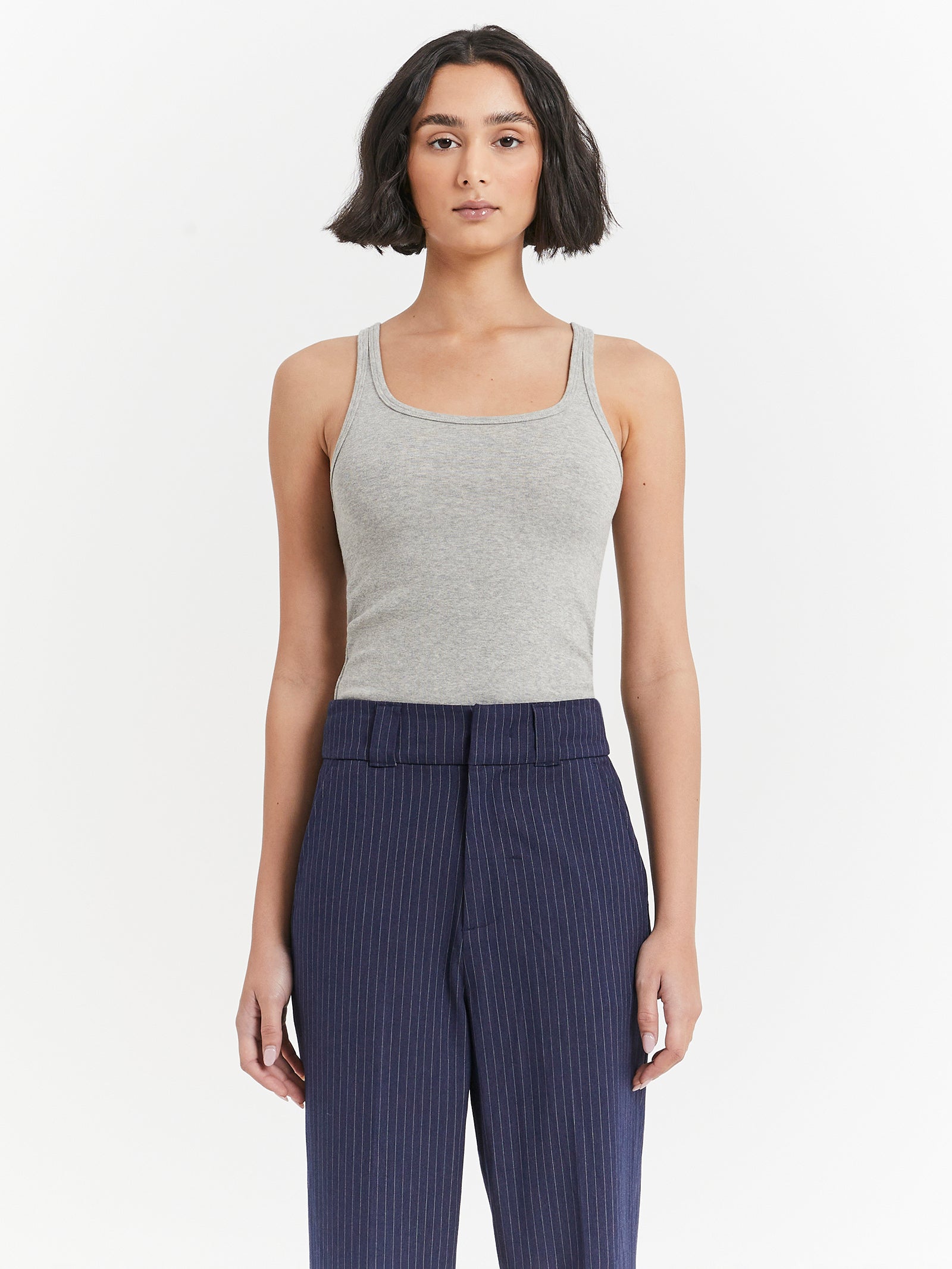 Sydney Plunge Tank in Grey Marle