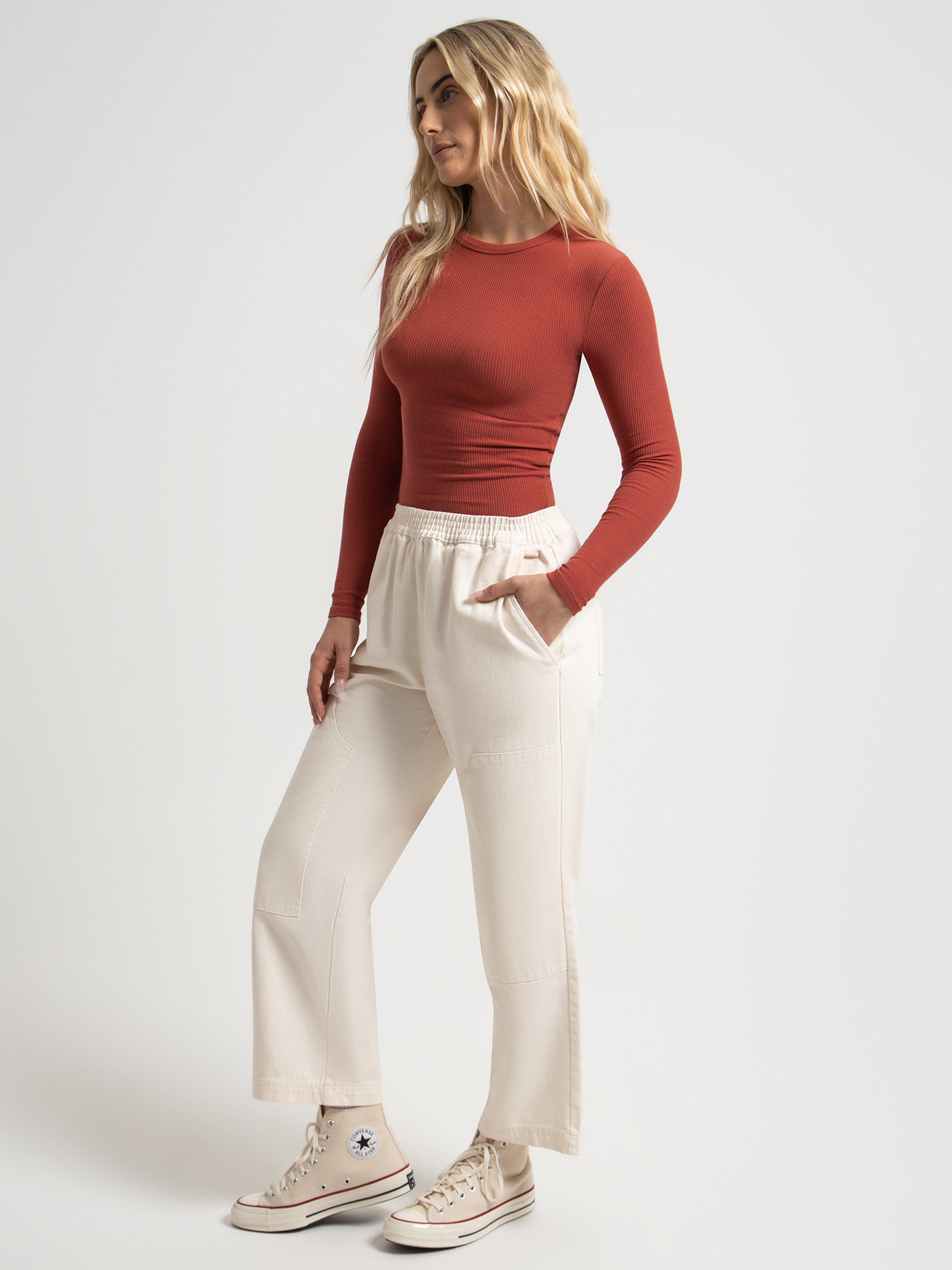 Margot Utility Pants in Cloud